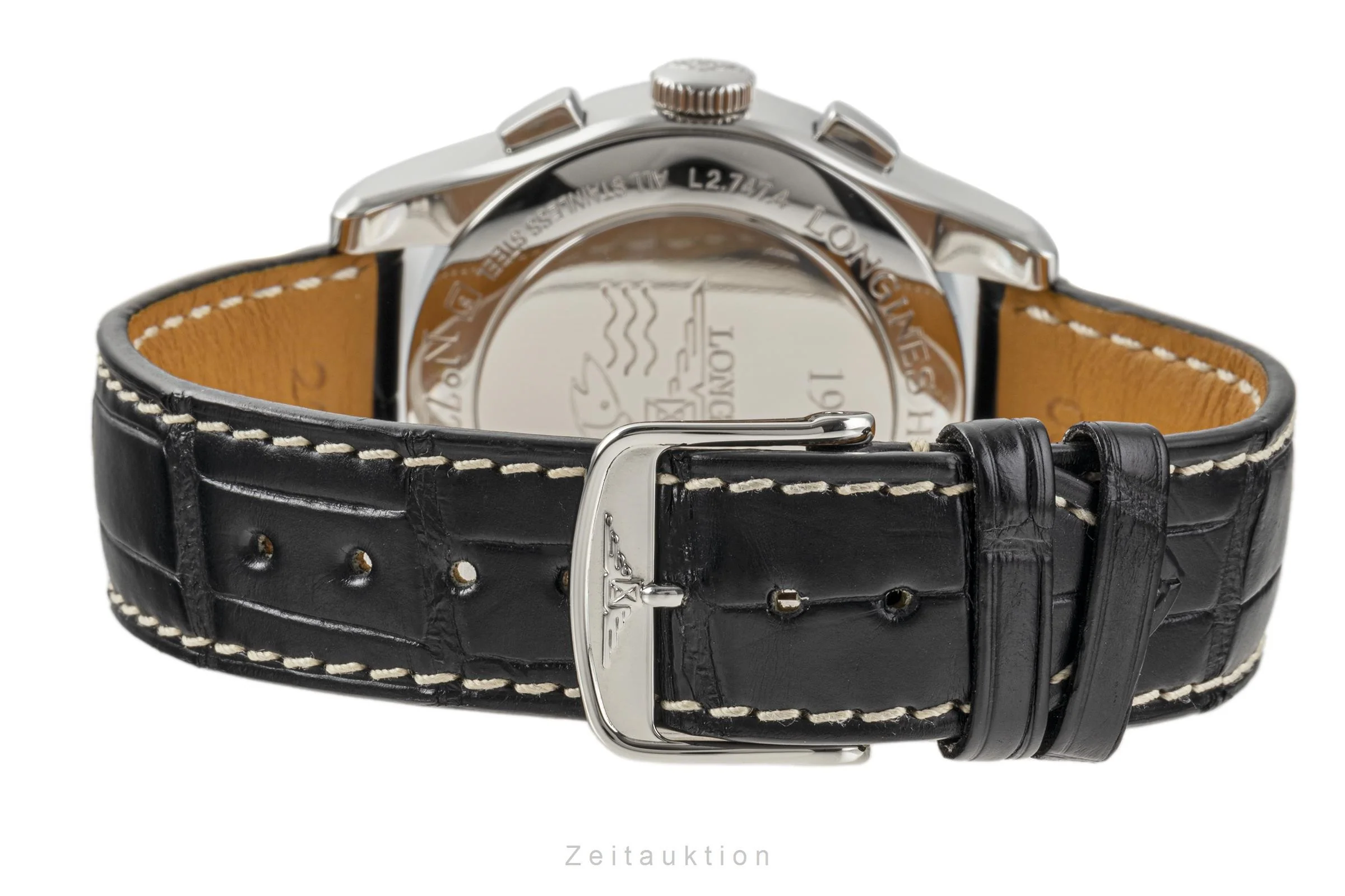 Longines Heritage chronograph steel automatic men's watch L2.747.4  [2301298] - Image 14