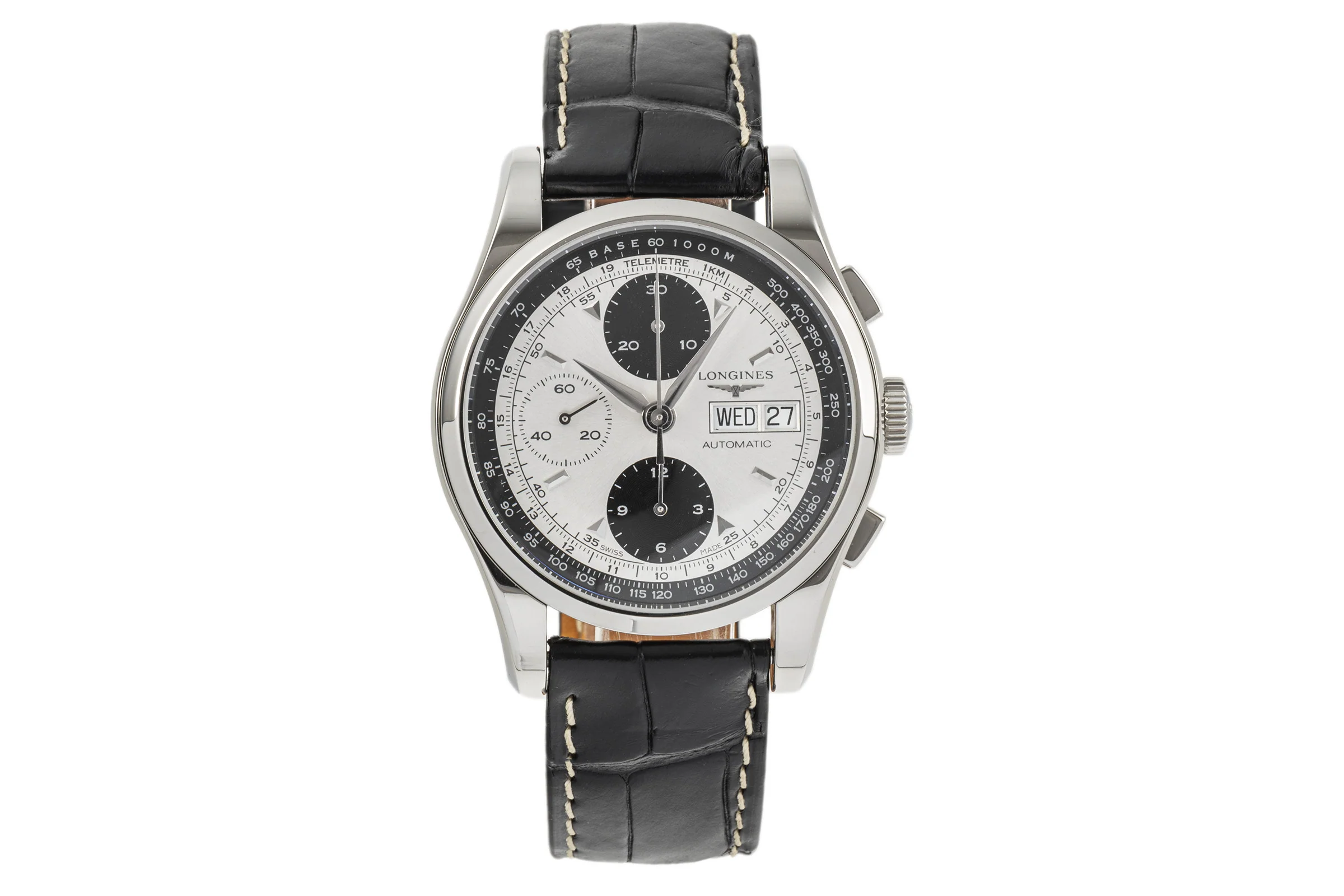 Longines Heritage chronograph steel automatic men's watch L2.747.4  [2301298] - Image 4