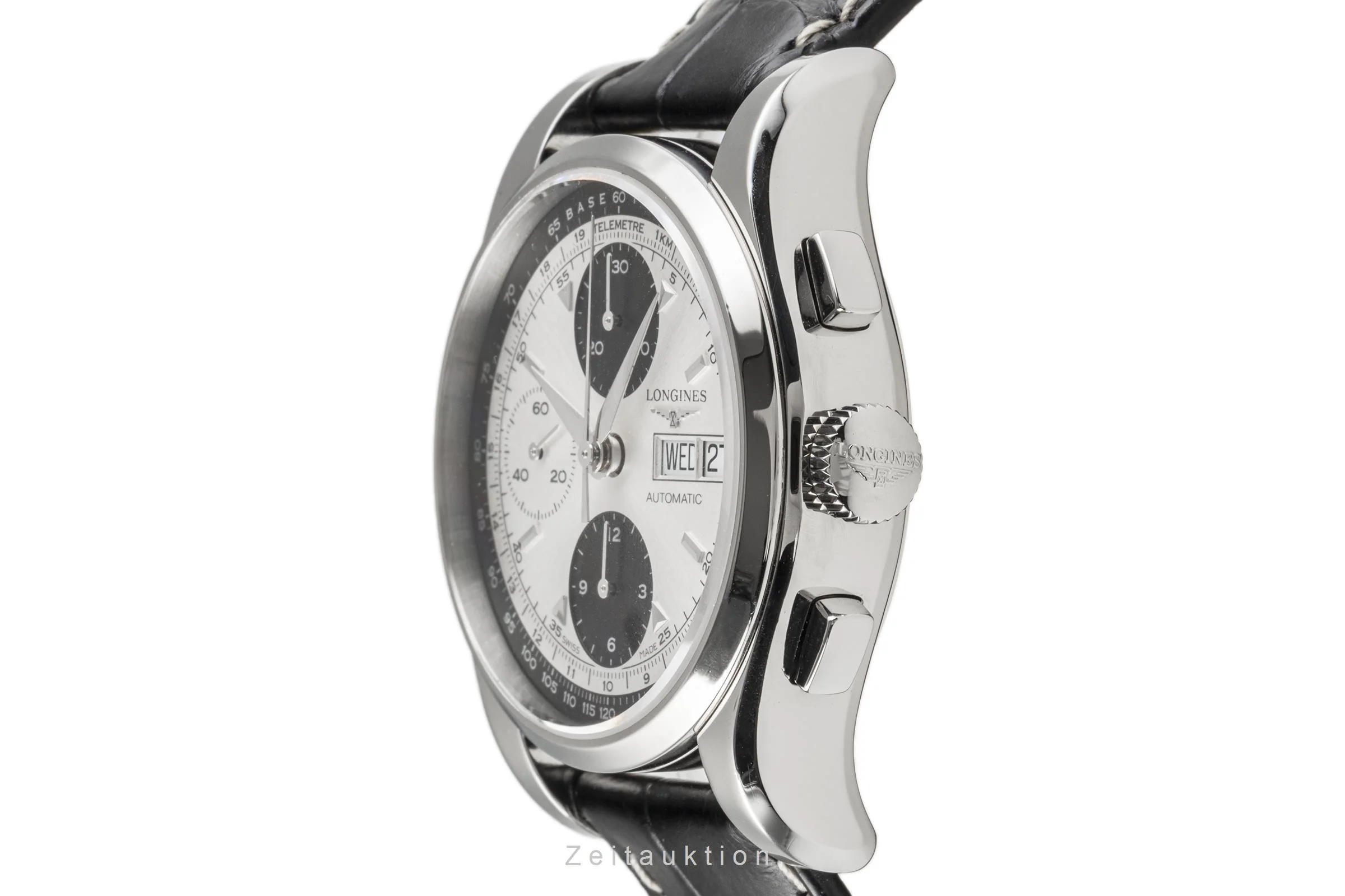 Longines Heritage chronograph steel automatic men's watch L2.747.4  [2301298] - Image 6
