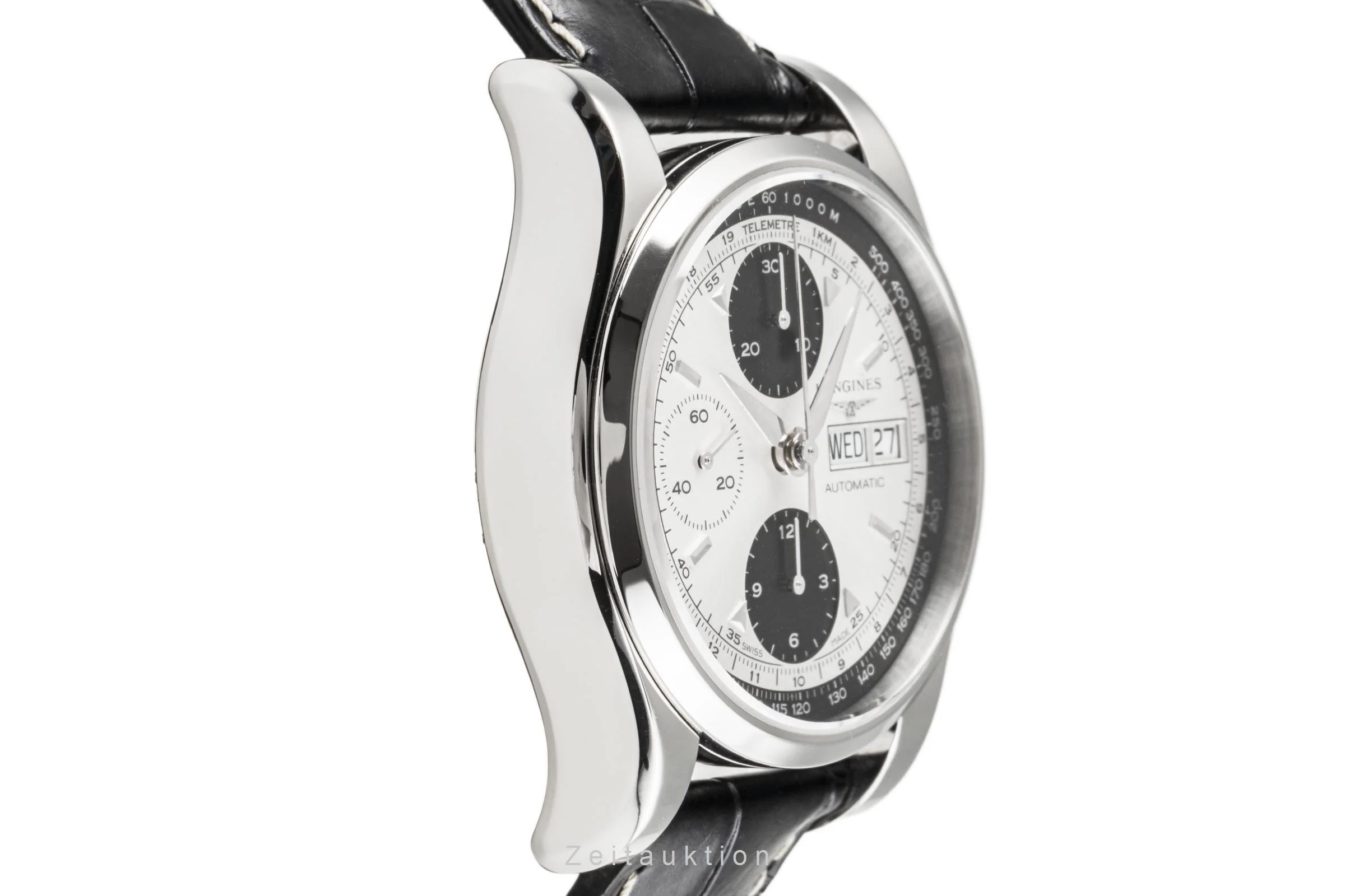 Longines Heritage chronograph steel automatic men's watch L2.747.4  [2301298] - Image 7