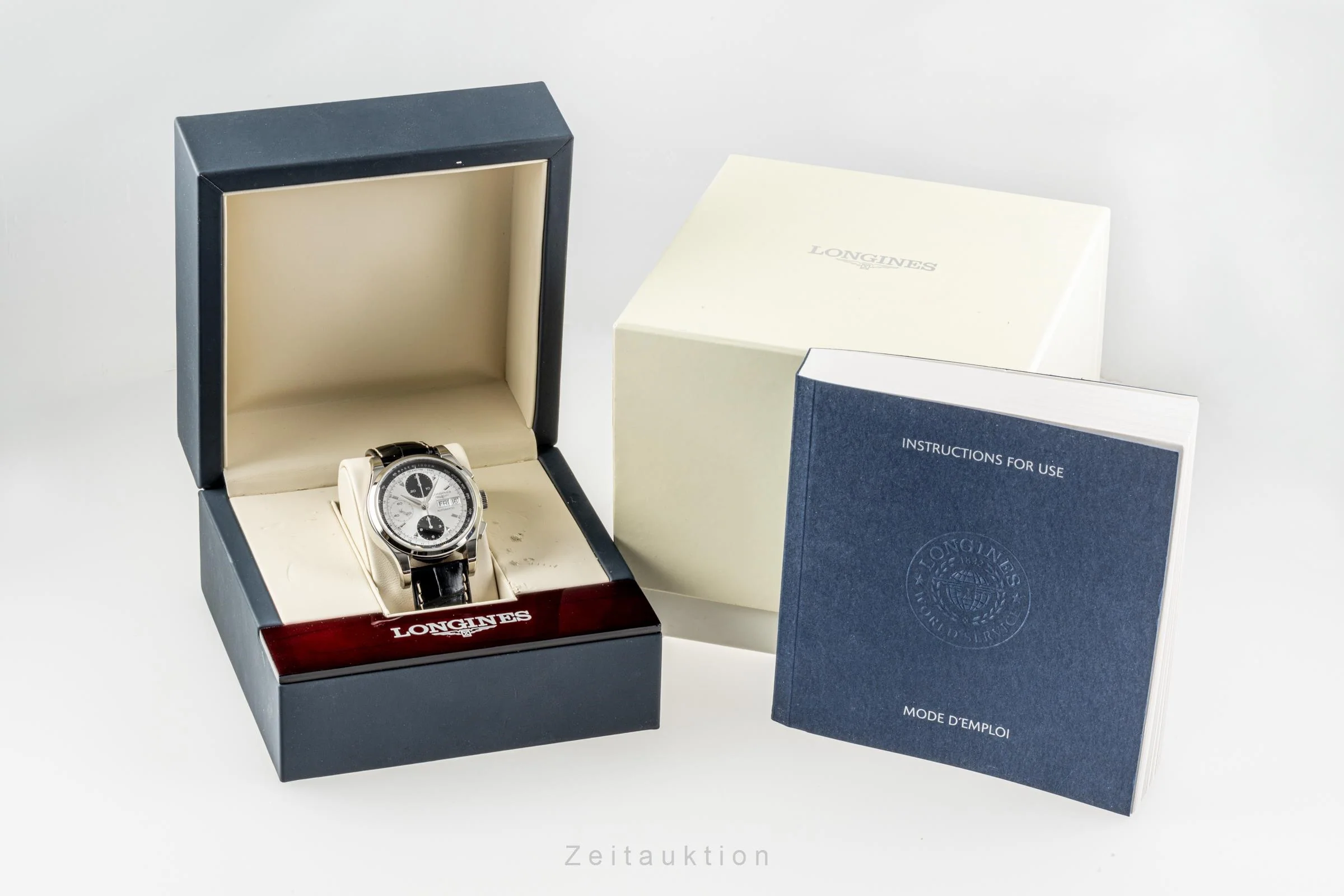 Longines Heritage chronograph steel automatic men's watch L2.747.4  [2301298] - Image 8