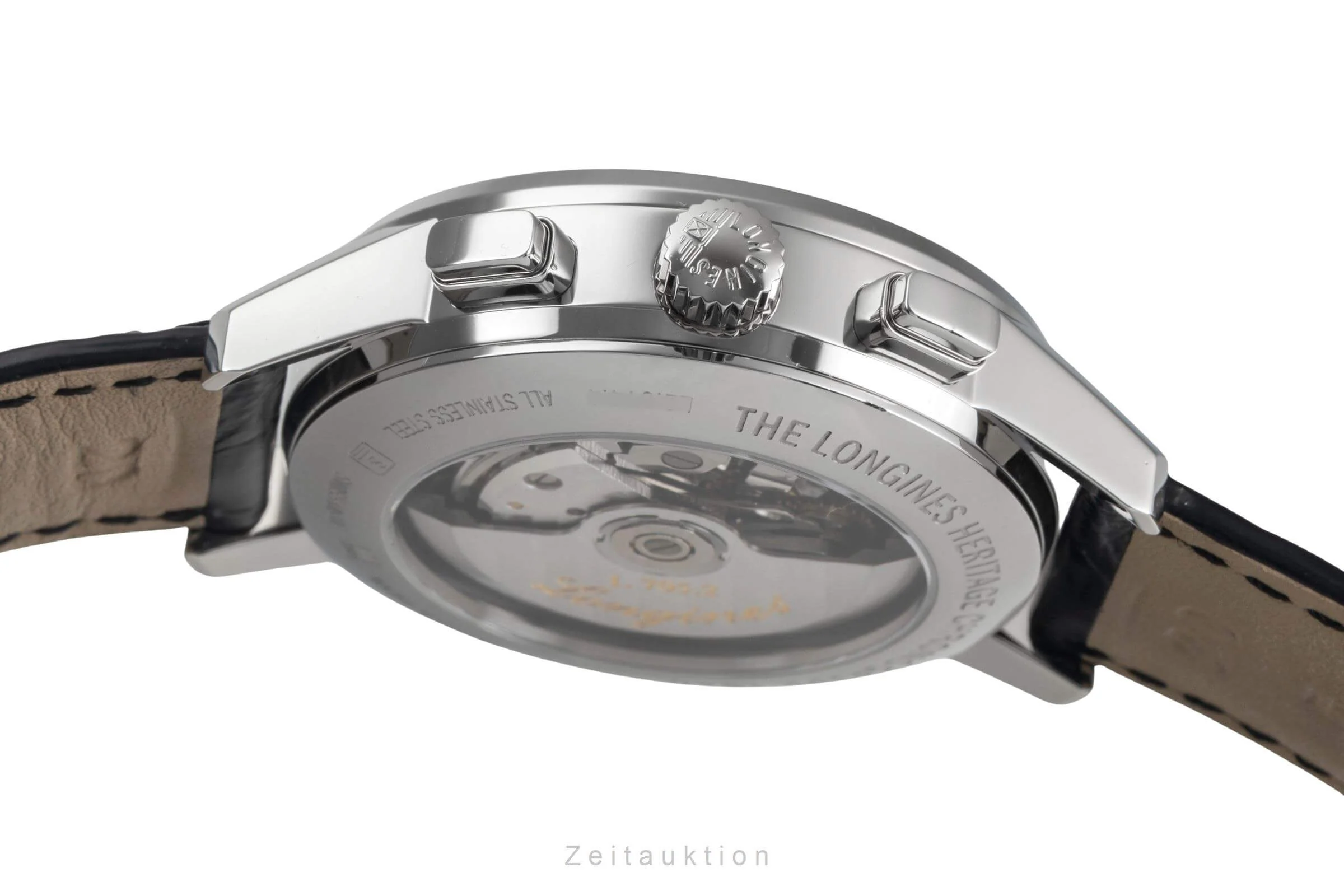 Longines Heritage chronograph steel automatic men's watch L2.814.4.76.0  [2501282] - Image 10