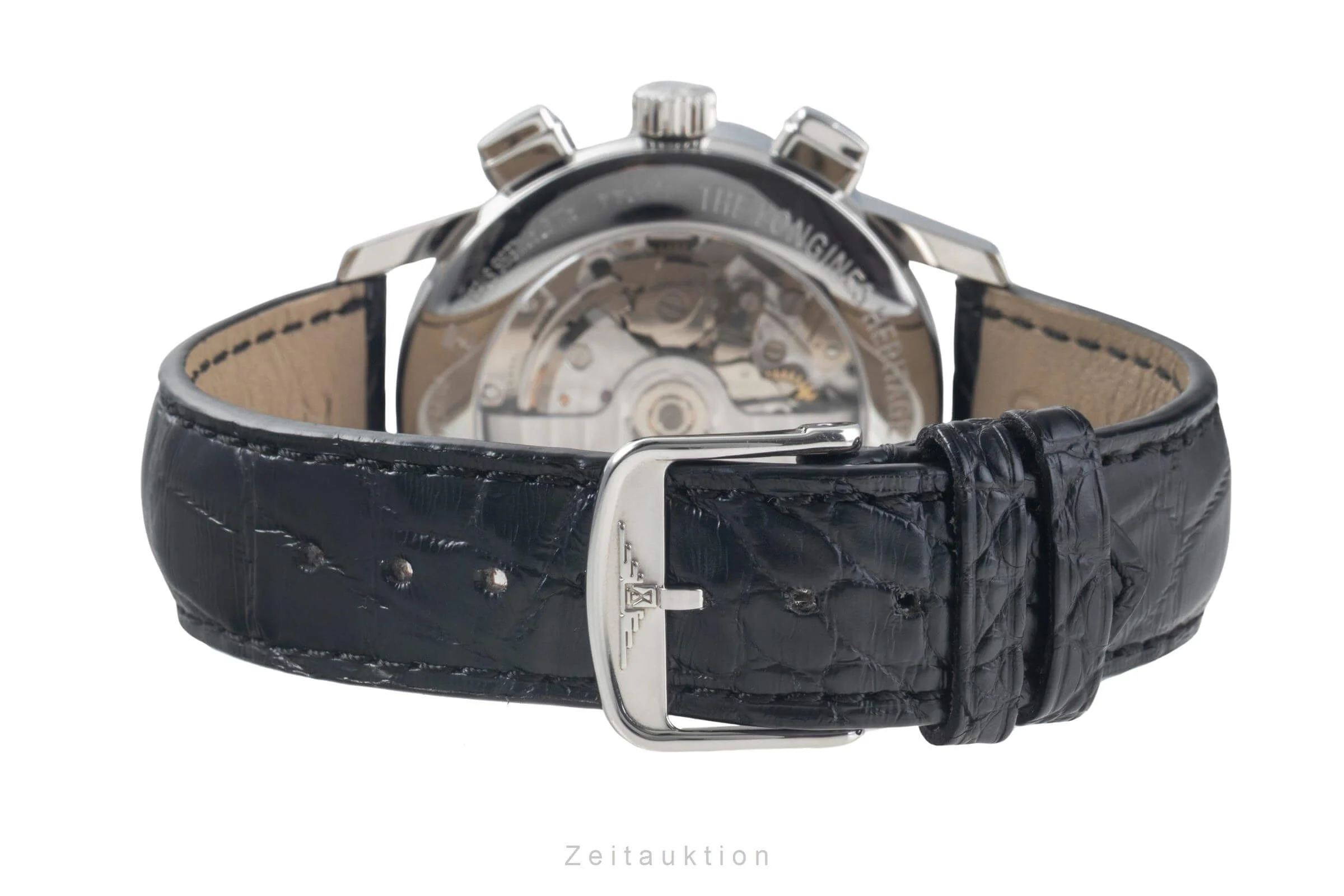Longines Heritage chronograph steel automatic men's watch L2.814.4.76.0  [2501282] - Image 12