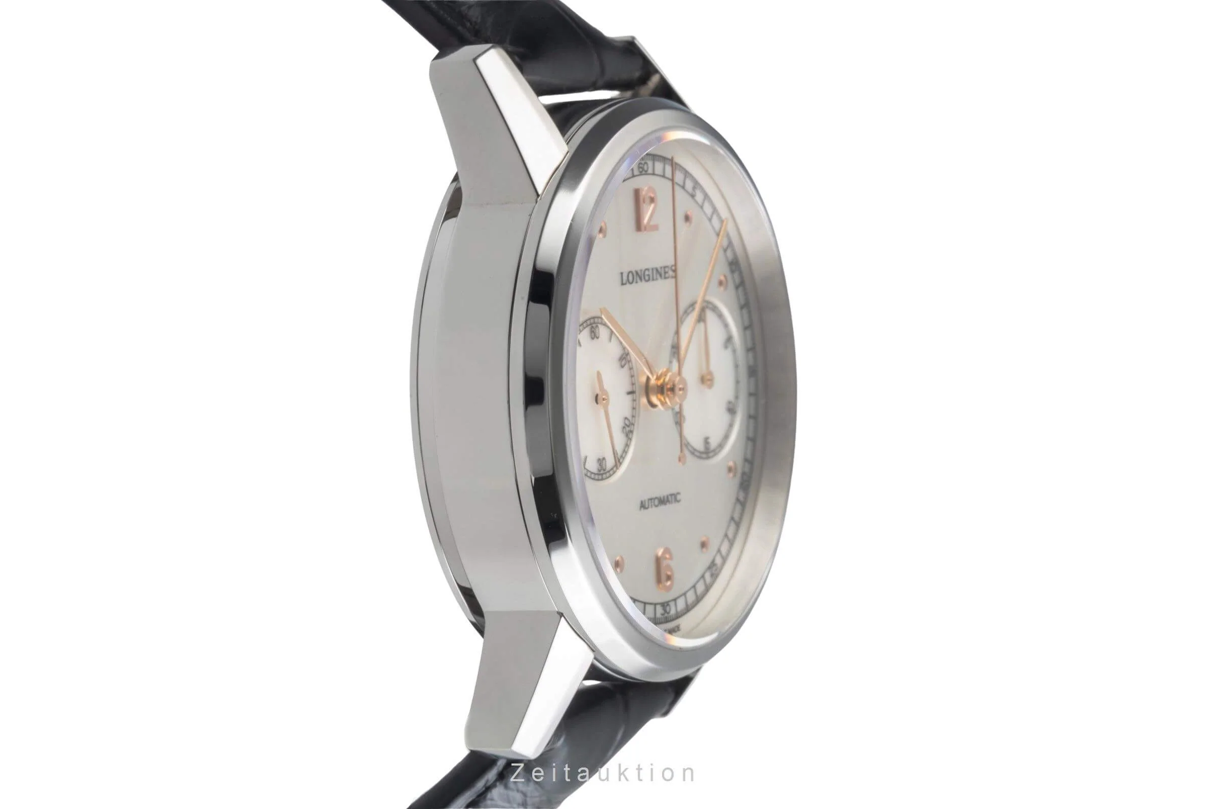 Longines Heritage chronograph steel automatic men's watch L2.814.4.76.0  [2501282] - Image 8