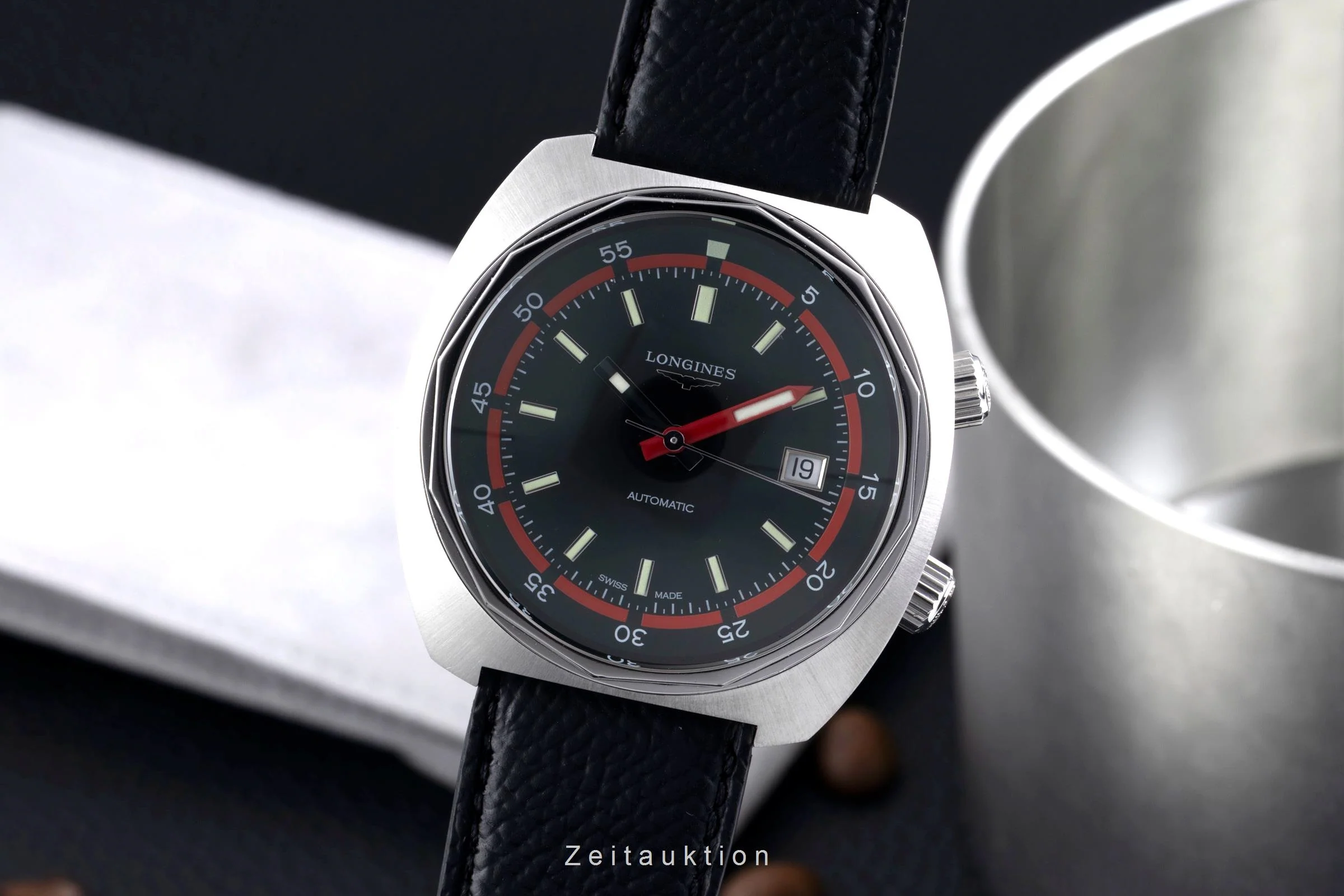 Longines Heritage steel automatic men's watch L2.795.4 LP: 2750EUR  [2600649] - Image 2