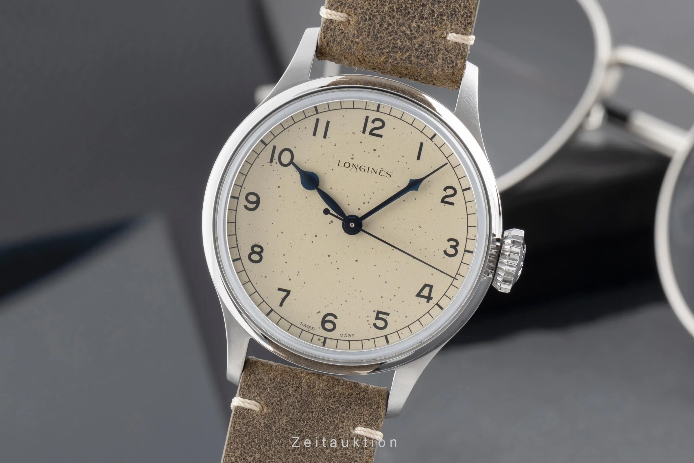 Longines Heritage steel automatic men's watch L2.819.4.93.2 LP: 2600EUR  [2503405] - Image 2