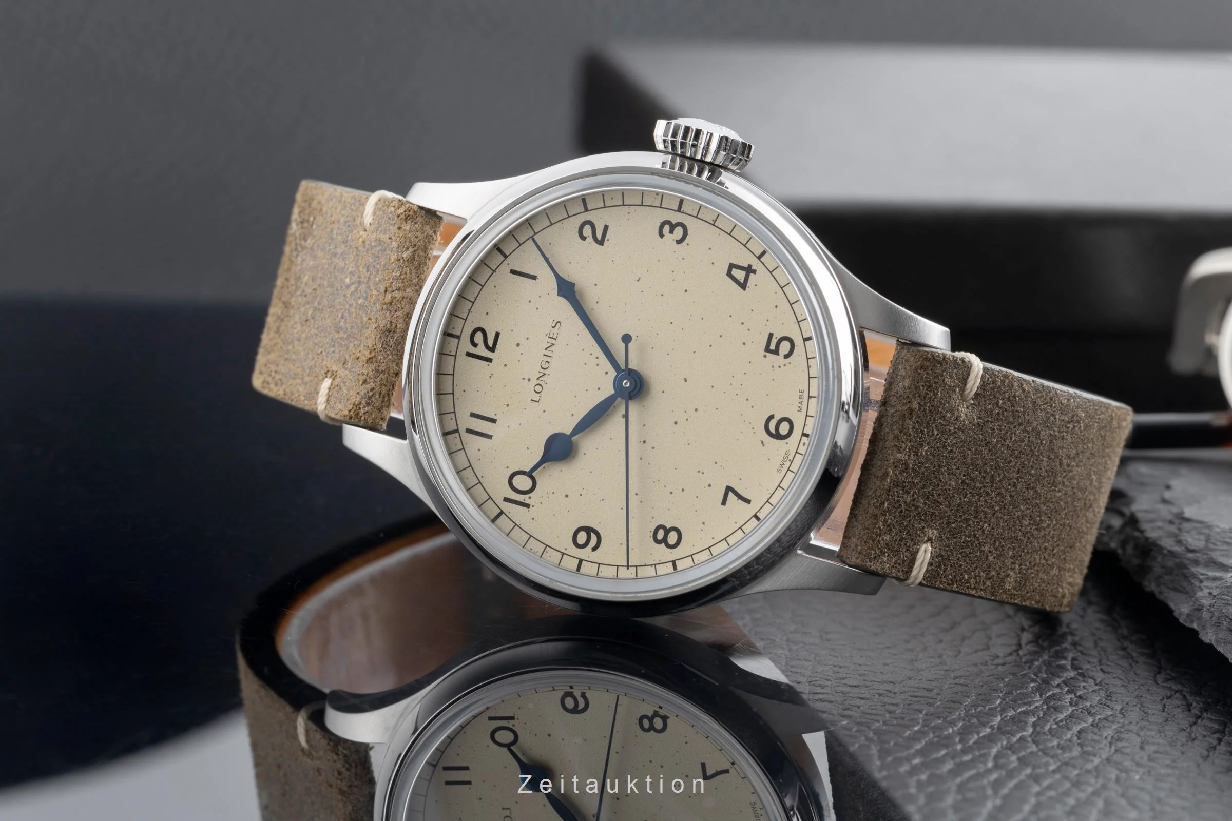 Longines Heritage steel automatic men's watch L2.819.4.93.2 LP: 2600EUR  [2503405] - Image 3