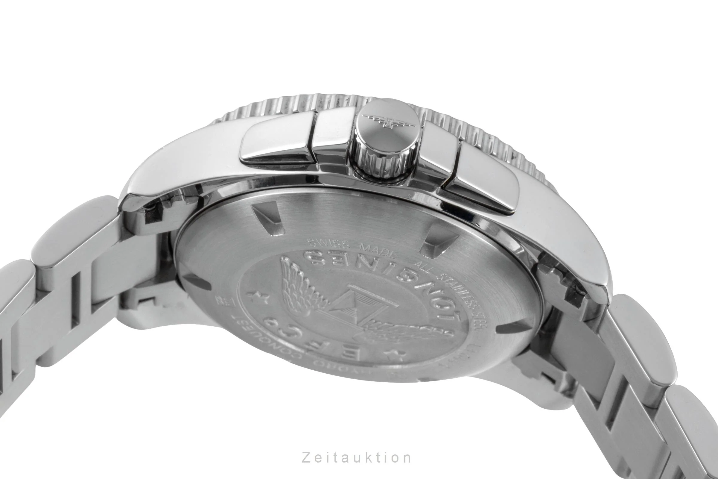 Longines Hydro Conquest chronograph steel automatic men's watch L3.644.4  [2600442] - Image 11