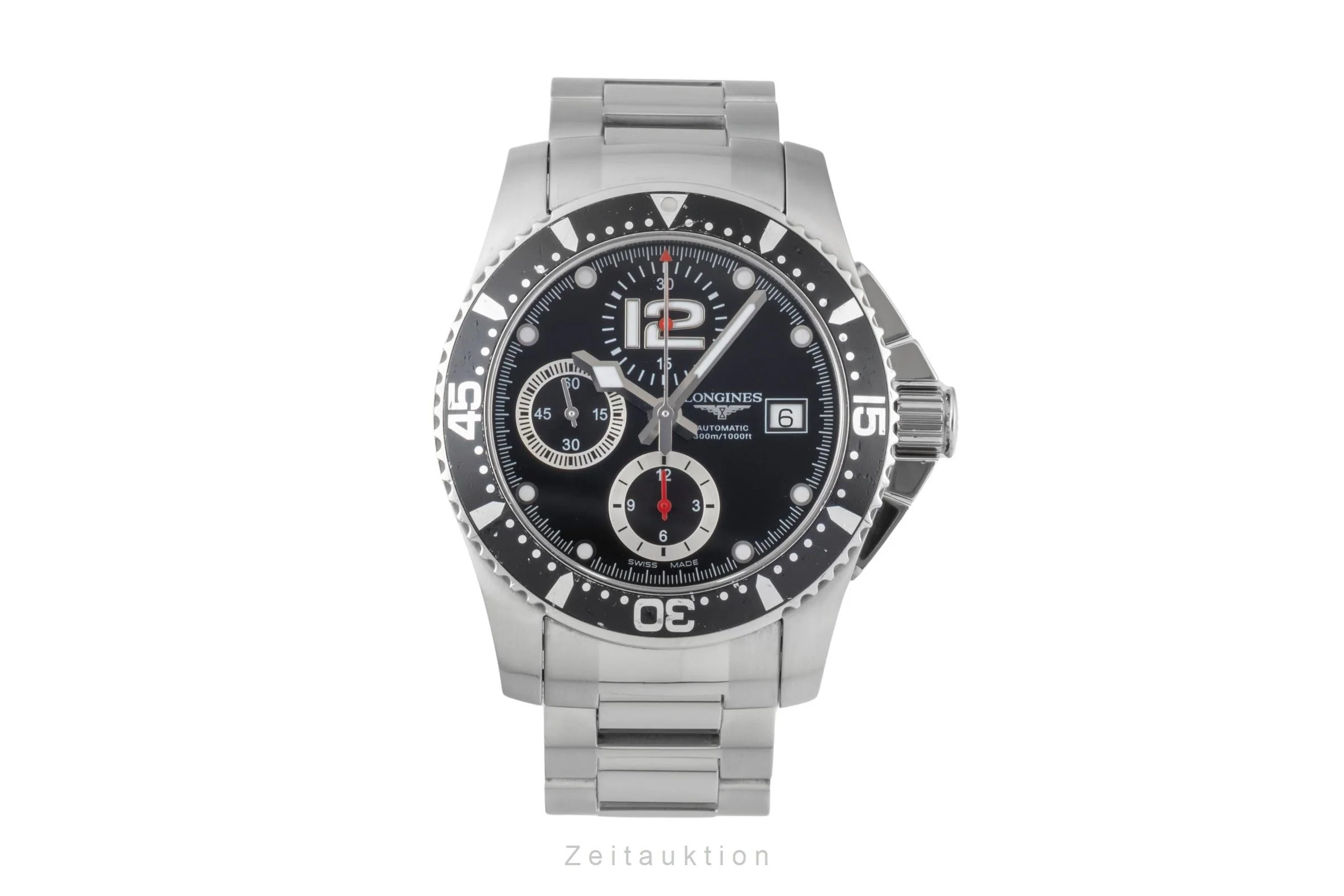 Longines Hydro Conquest chronograph steel automatic men's watch L3.644.4  [2600442] - Image 5