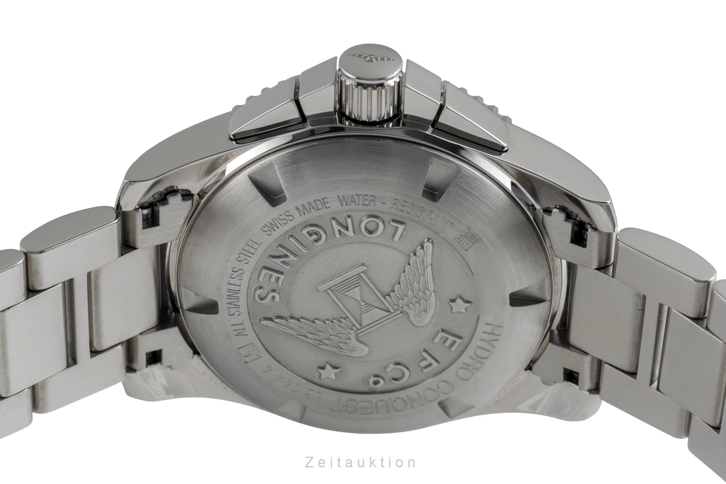 Longines Hydro Conquest chronograph steel automatic men's watch L3.644.4.56.6	  [2504333] - Image 11