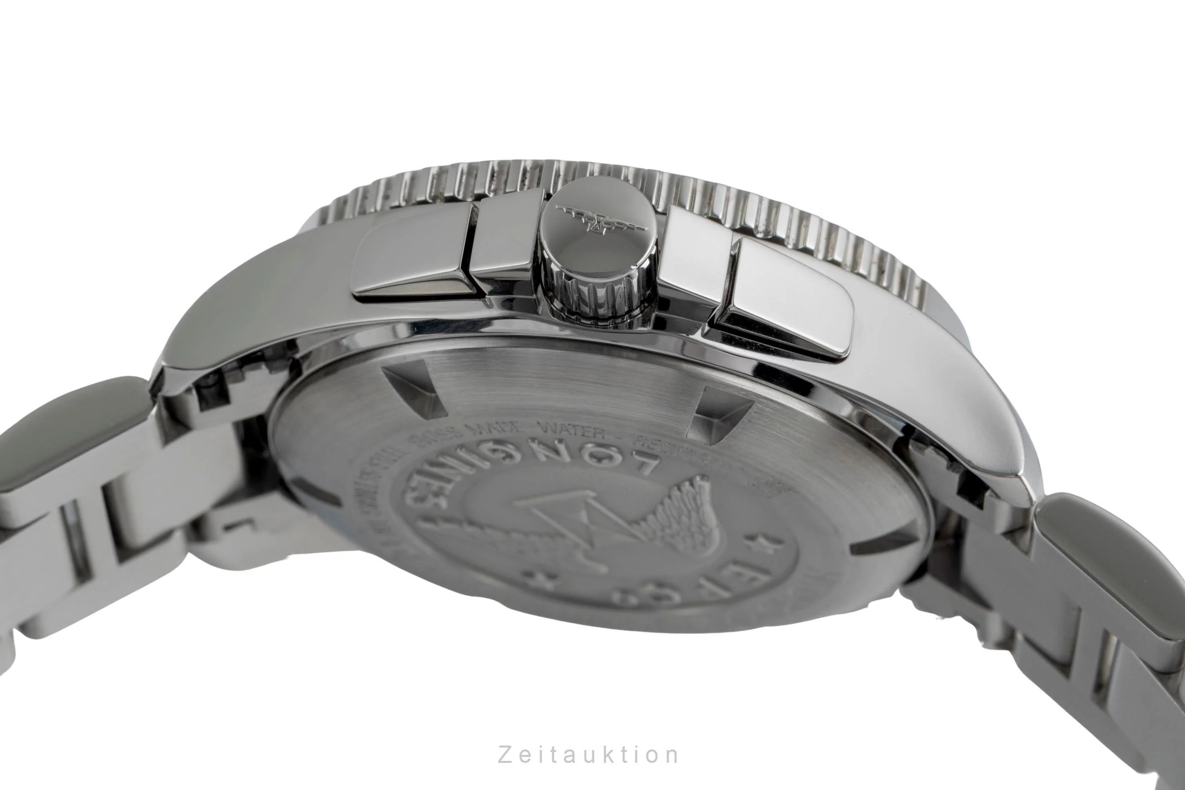 Longines Hydro Conquest chronograph steel automatic men's watch L3.644.4.56.6	  [2504333] - Image 12