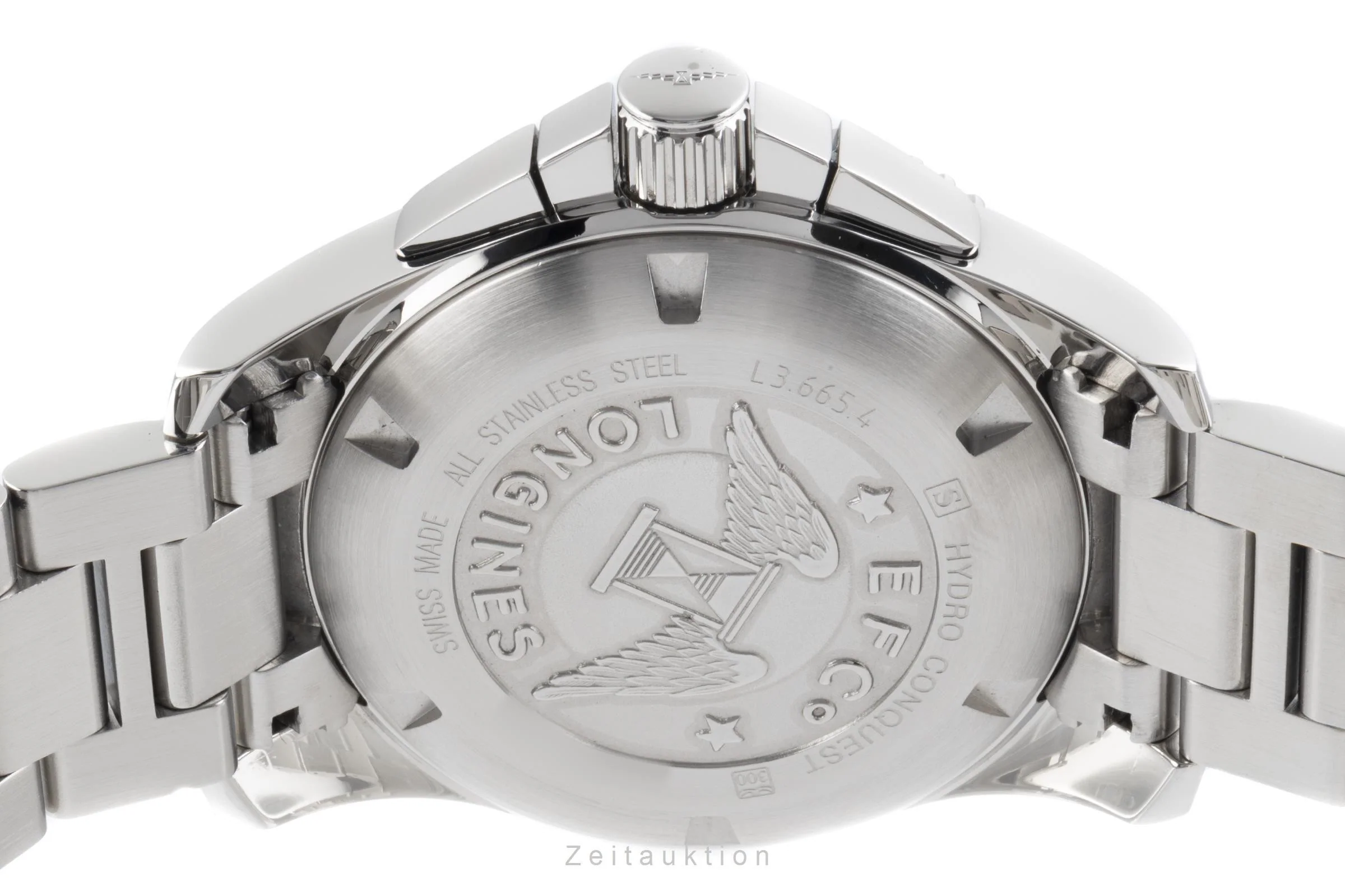 Longines Hydro Conquest chronograph steel automatic men's watch L3.665.4  [2206711] - Image 12