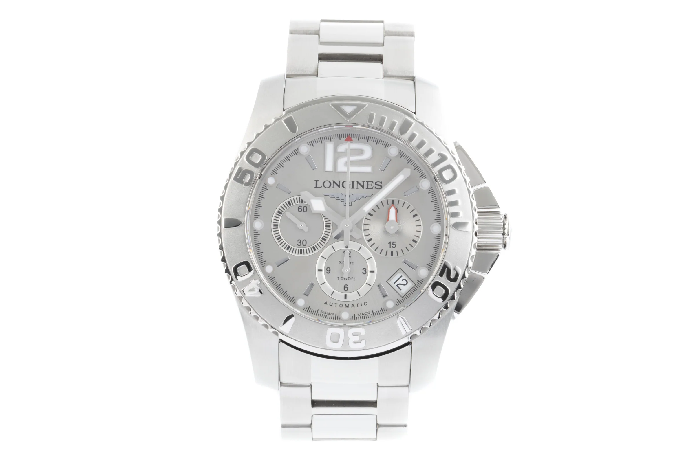 Longines Hydro Conquest chronograph steel automatic men's watch L3.665.4  [2206711] - Image 4