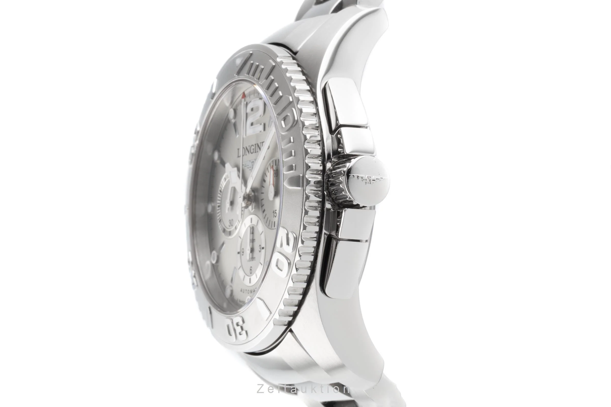 Longines Hydro Conquest chronograph steel automatic men's watch L3.665.4  [2206711] - Image 6