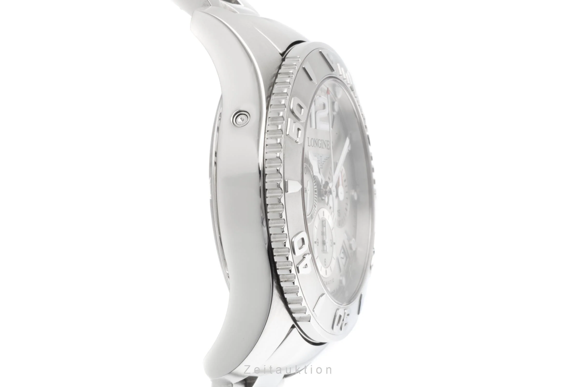 Longines Hydro Conquest chronograph steel automatic men's watch L3.665.4  [2206711] - Image 7
