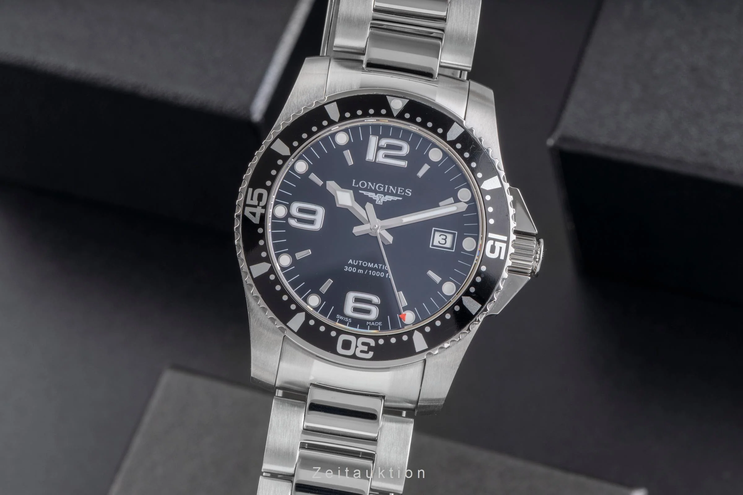 Longines Hydro Conquest steel automatic men's watch L3.642.4  [2505695] - Image 2