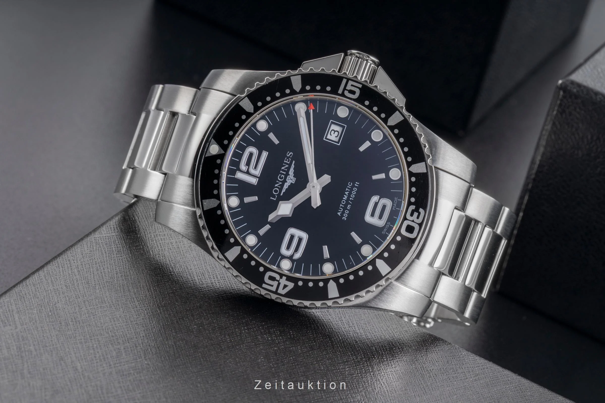Longines Hydro Conquest steel automatic men's watch L3.642.4  [2505695] - Image 3