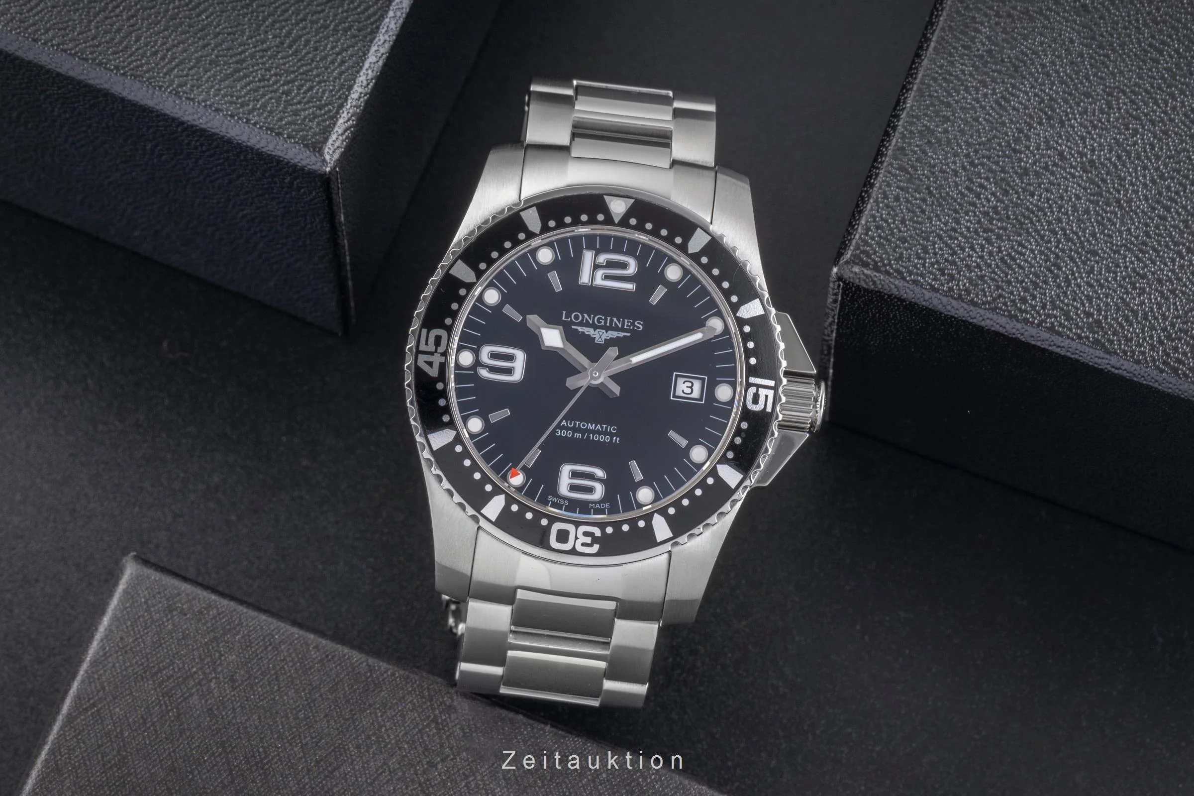 Longines Hydro Conquest steel automatic men's watch L3.642.4  [2505695] - Image 4