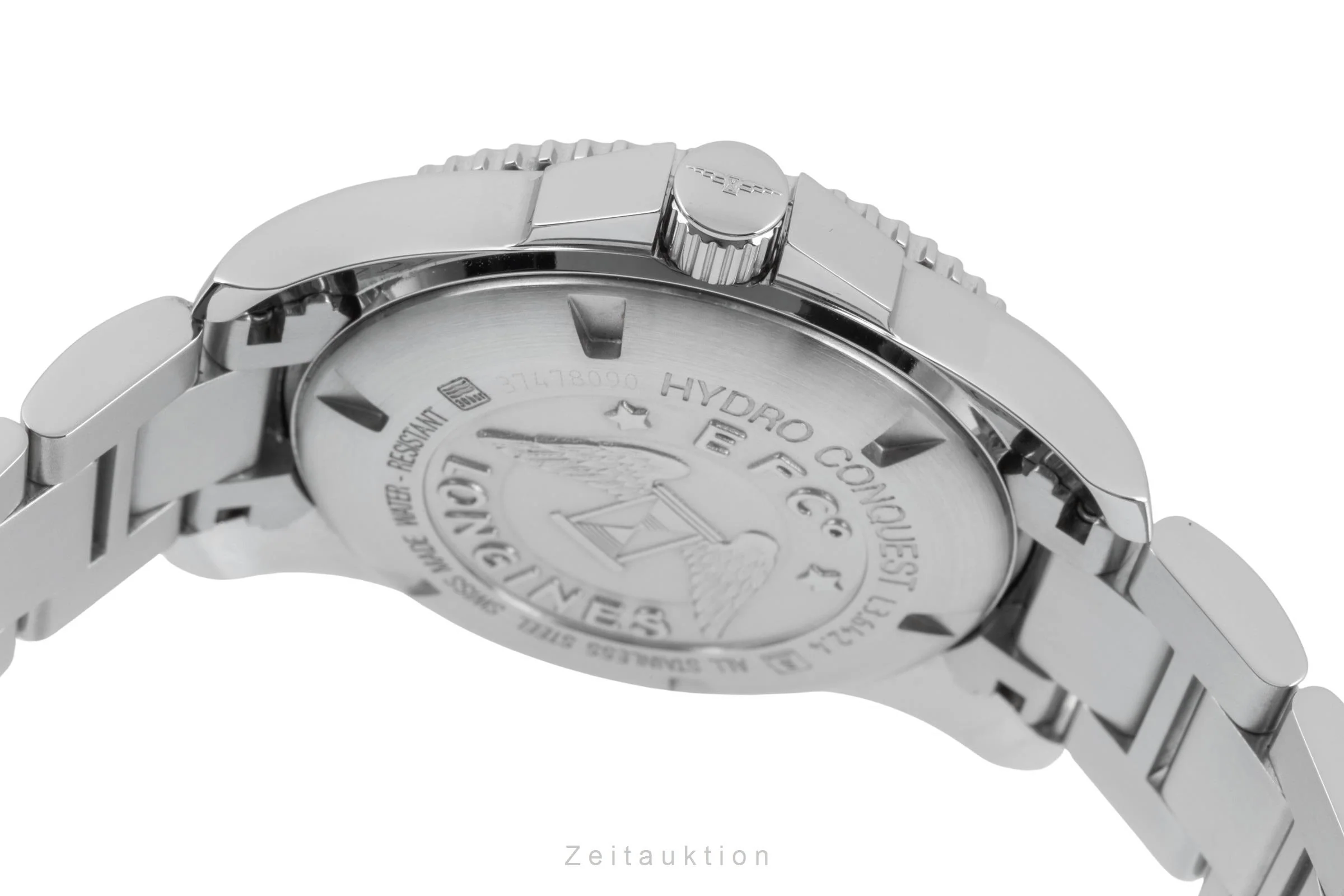 Longines Hydro Conquest steel automatic men's watch L3.642.4.56.6  [2506160] - Image 12