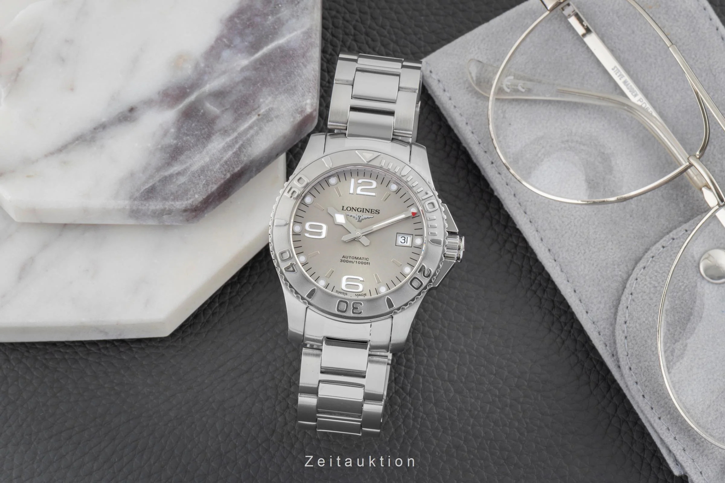 Longines Hydro Conquest steel automatic men's watch L3.664.4 LP: 1950EUR  [2600712] - Image 4