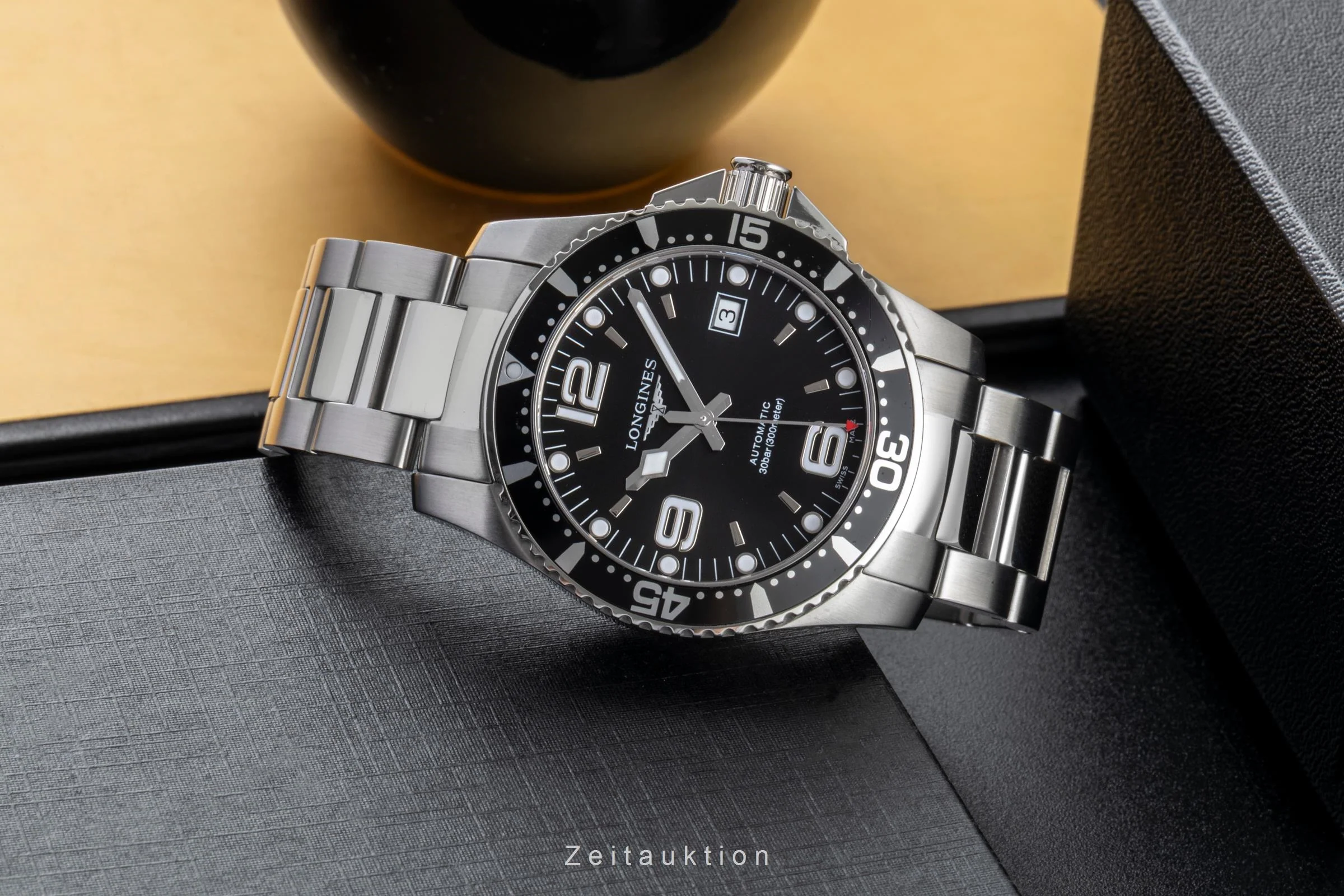 Longines Hydro Conquest steel automatic men's watch L3.742.4.56.6 LP: 1500EUR  [2600964] - Image 3
