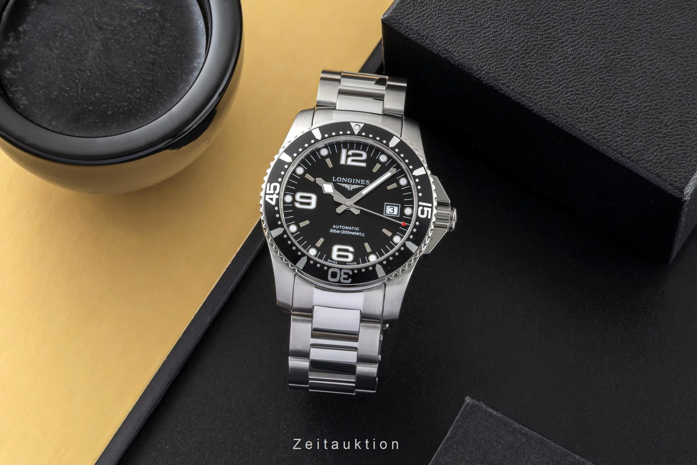 Longines Hydro Conquest steel automatic men's watch L3.742.4.56.6 LP: 1500EUR  [2600964] - Image 4