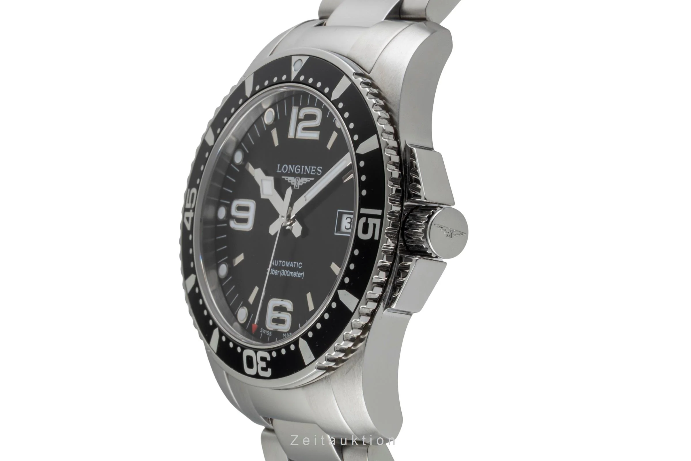 Longines Hydro Conquest steel automatic men's watch L3.742.4.56.6 LP: 1500EUR  [2600964] - Image 7