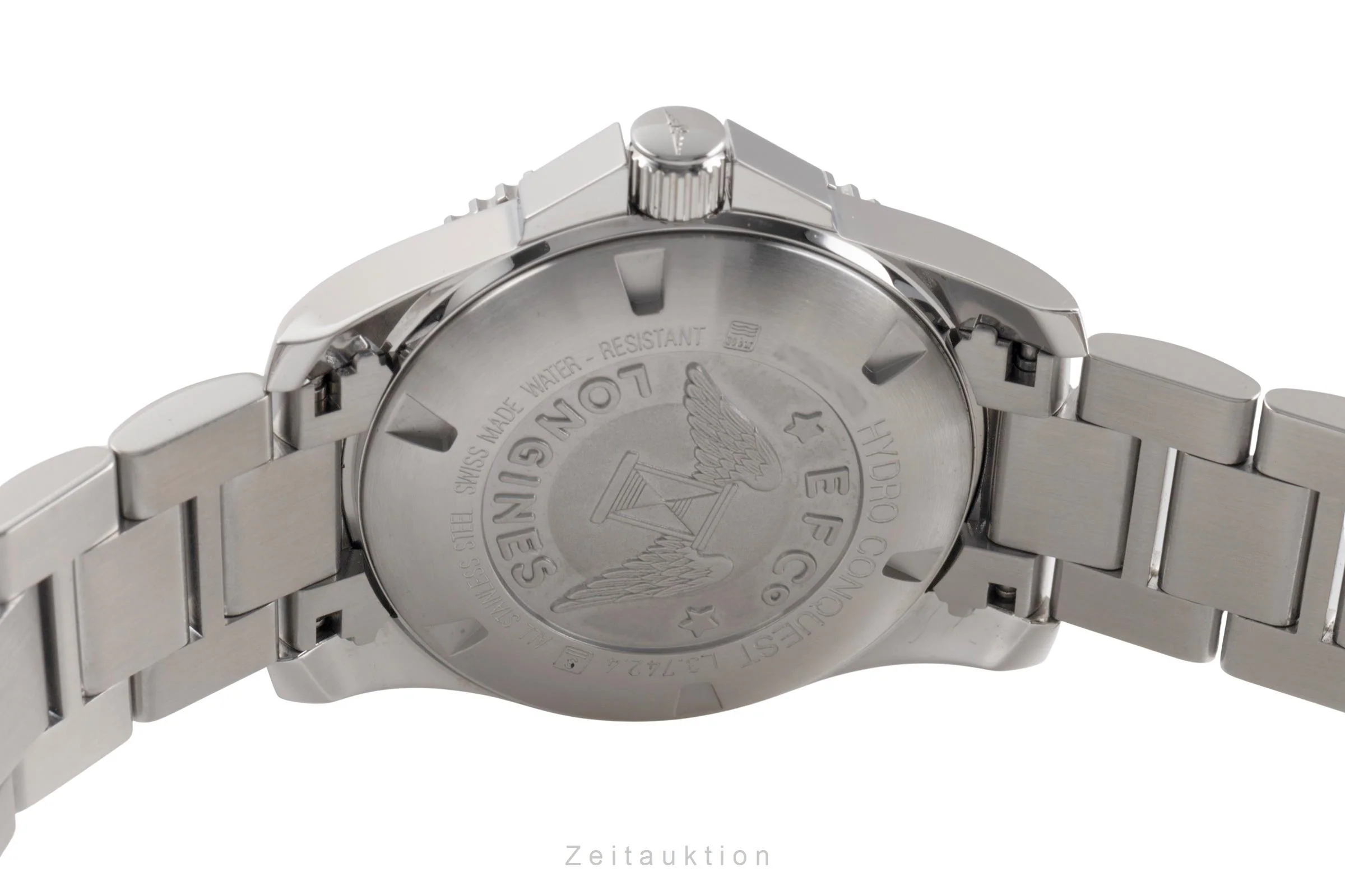 Longines Hydro Conquest steel automatic men's watch L3.742.4.96.6  [2503577] - Image 11