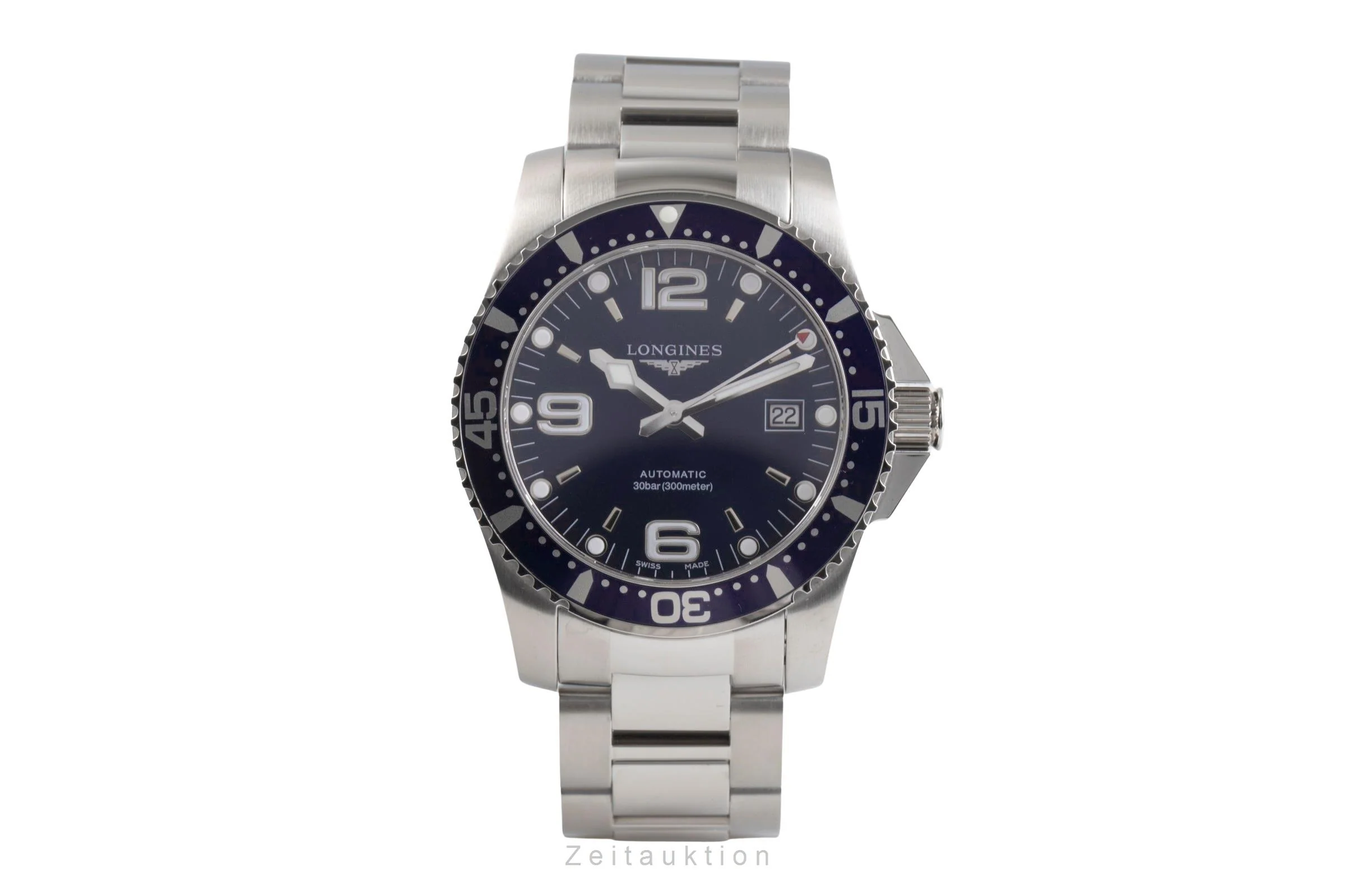 Longines Hydro Conquest steel automatic men's watch L3.742.4.96.6  [2503577] - Image 5