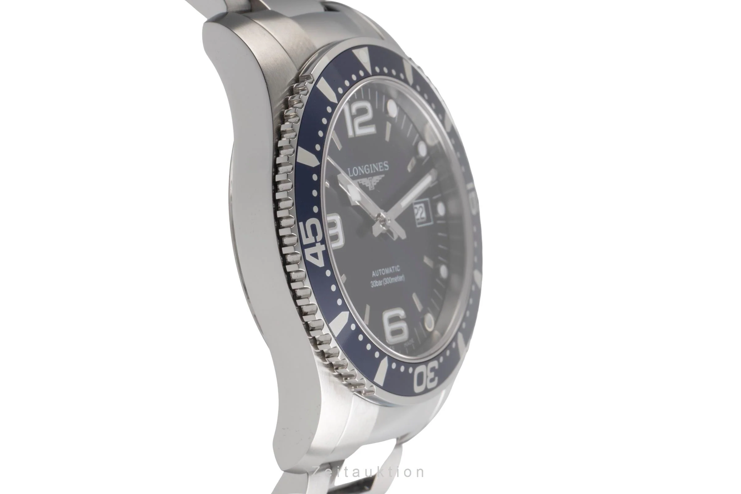 Longines Hydro Conquest steel automatic men's watch L3.742.4.96.6  [2503577] - Image 8