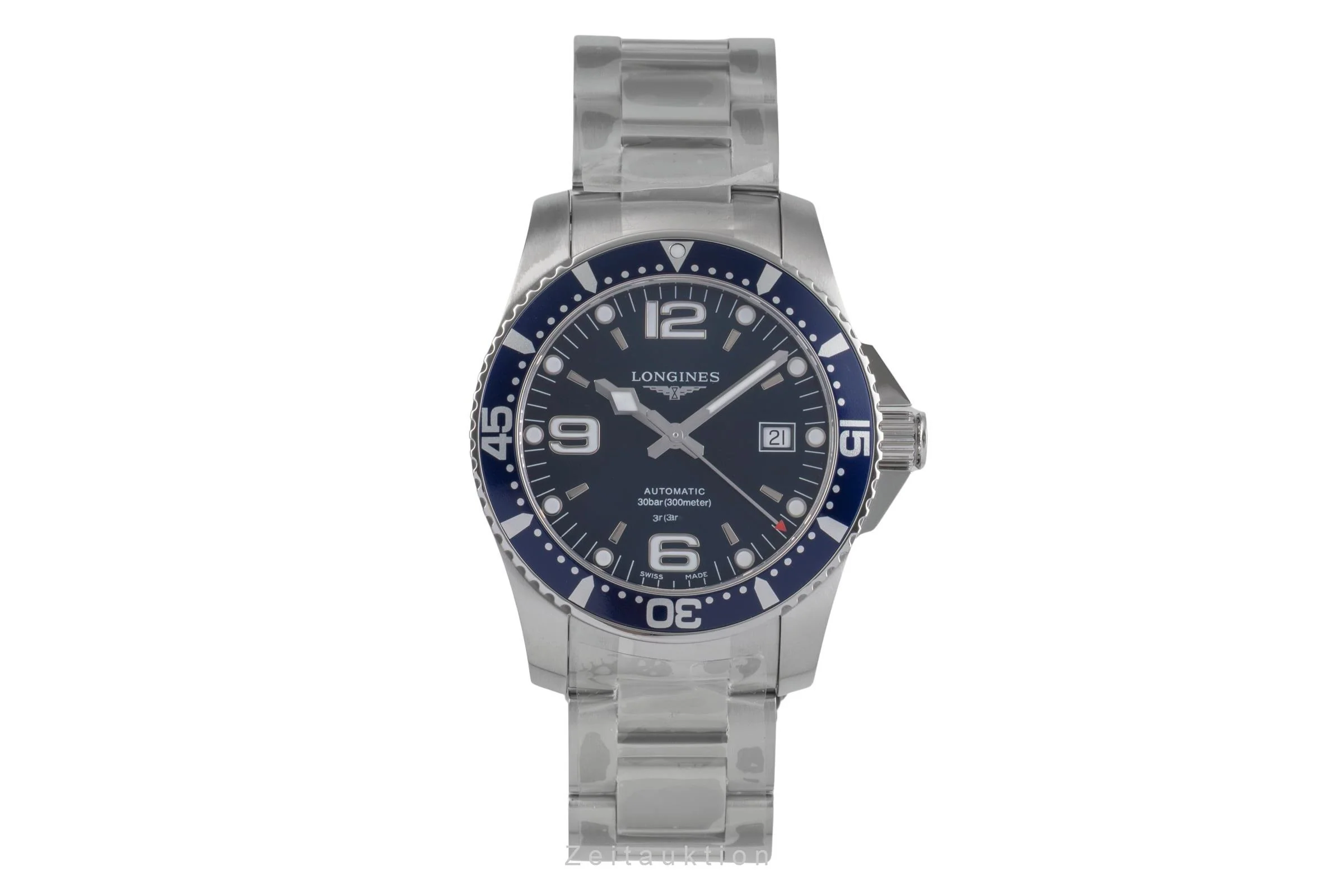 Longines Hydro Conquest steel automatic men's watch L3.742.4.96.6  [2503834] - Image 5