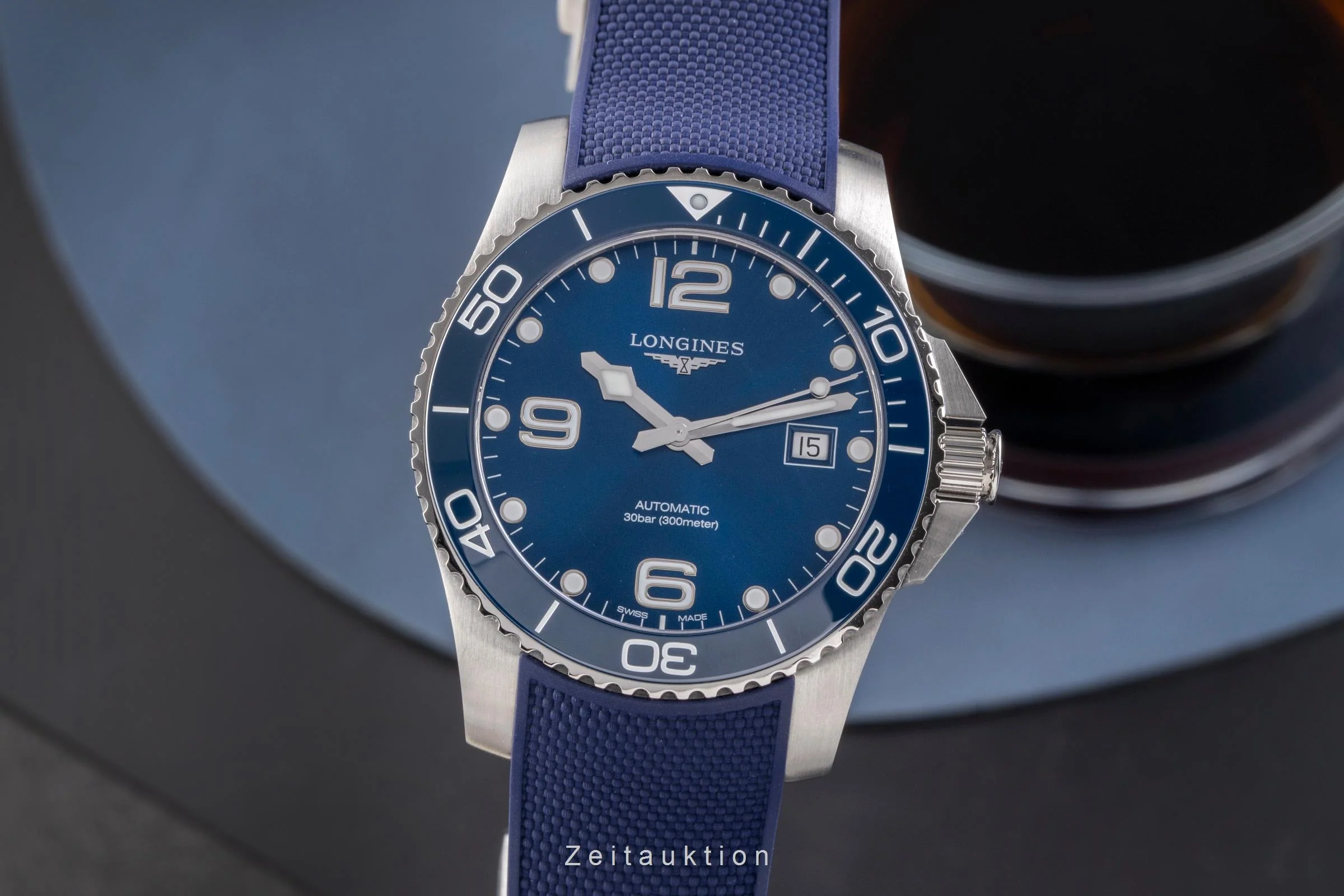 Longines Hydro Conquest steel automatic men's watch L3.781.4.96.9 LP: 1500EUR  [2505103] - Image 2