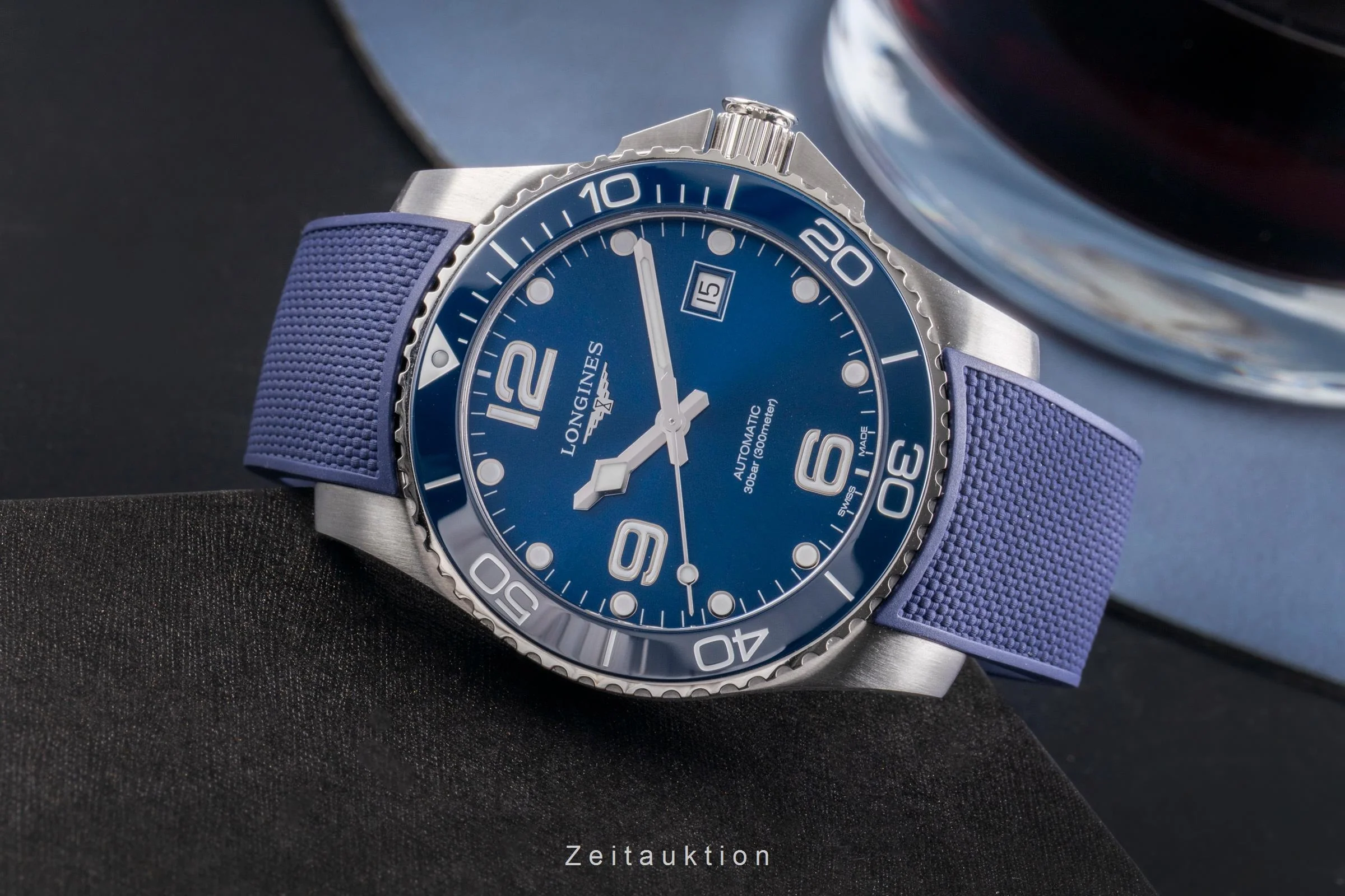 Longines Hydro Conquest steel automatic men's watch L3.781.4.96.9 LP: 1500EUR  [2505103] - Image 3