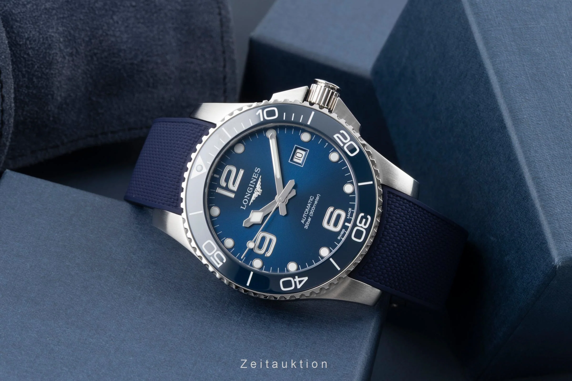 Longines Hydro Conquest steel automatic men's watch L3.782.4.96.9 LP: 1950EUR  [2601171] - Image 3