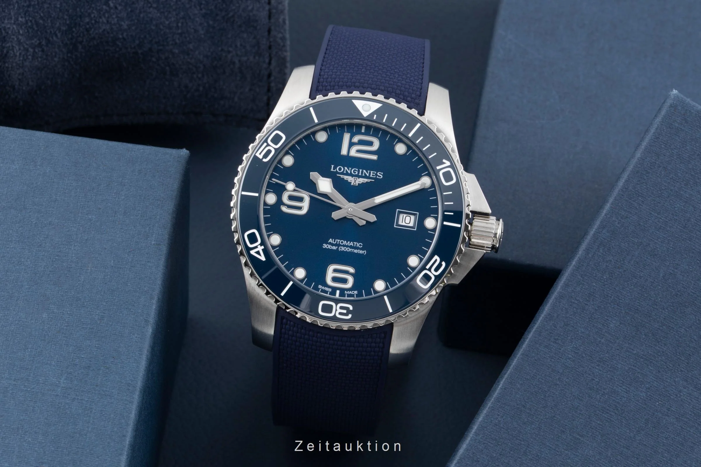 Longines Hydro Conquest steel automatic men's watch L3.782.4.96.9 LP: 1950EUR  [2601171] - Image 4