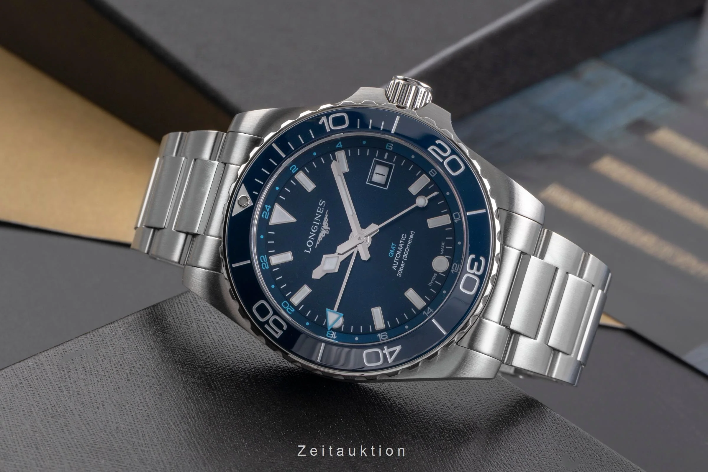 Longines Hydro Conquest steel automatic men's watch L3.790.4.96.6 LP: 3250EUR  [2505436] - Image 3