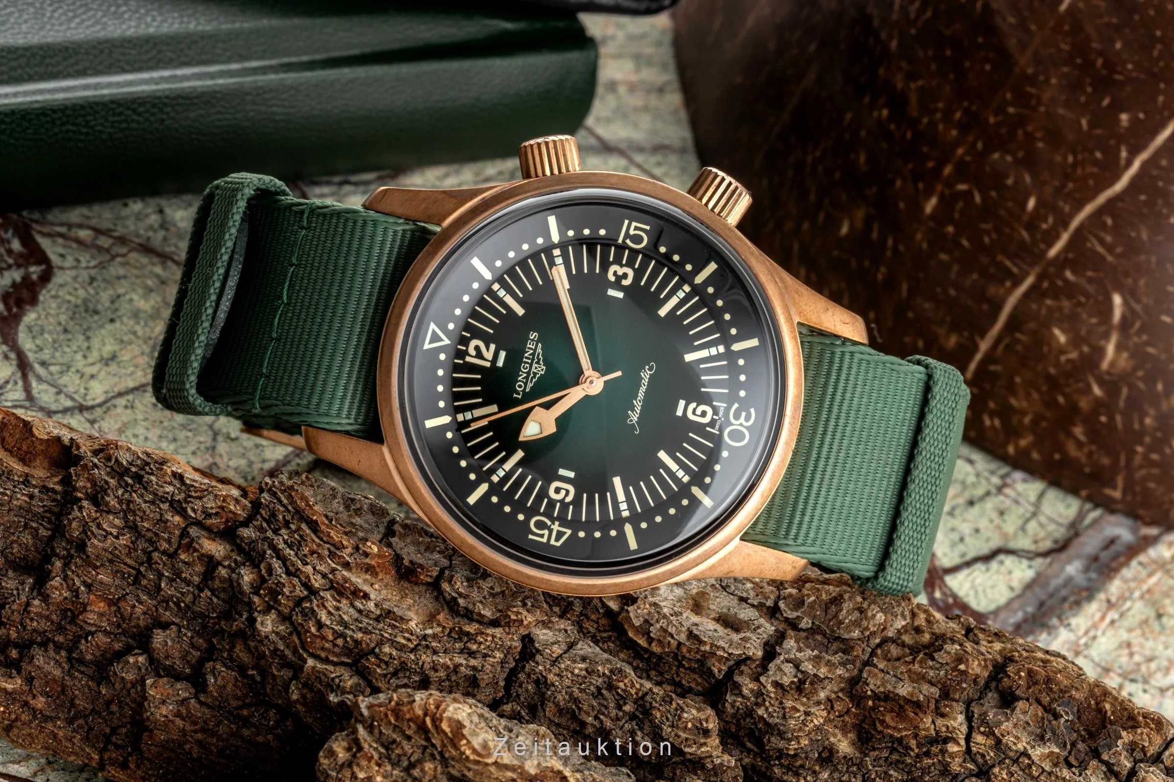 Longines Legend Diver bronze automatic men's watch L3.774.1 LP: 3400EUR  [2304095] - Image 2