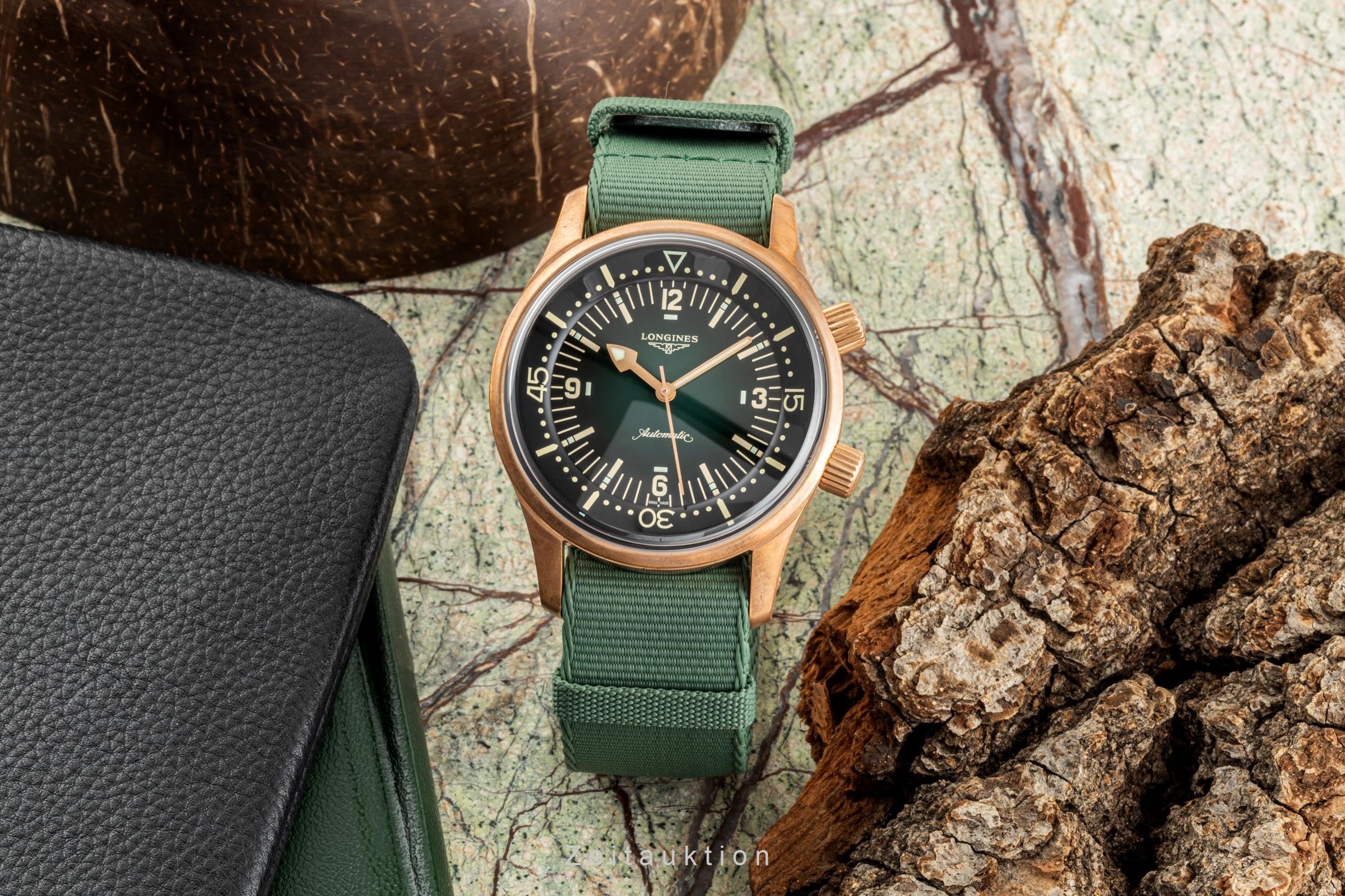 Longines Legend Diver bronze automatic men's watch L3.774.1 LP: 3400EUR  [2304095] - Image 3