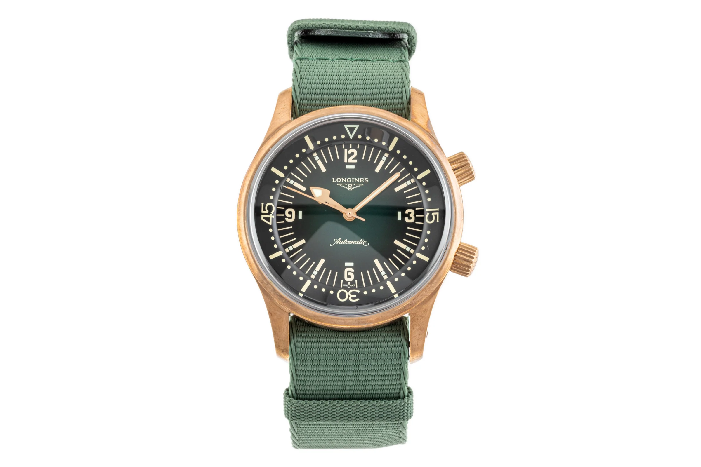 Longines Legend Diver bronze automatic men's watch L3.774.1 LP: 3400EUR  [2304095] - Image 4