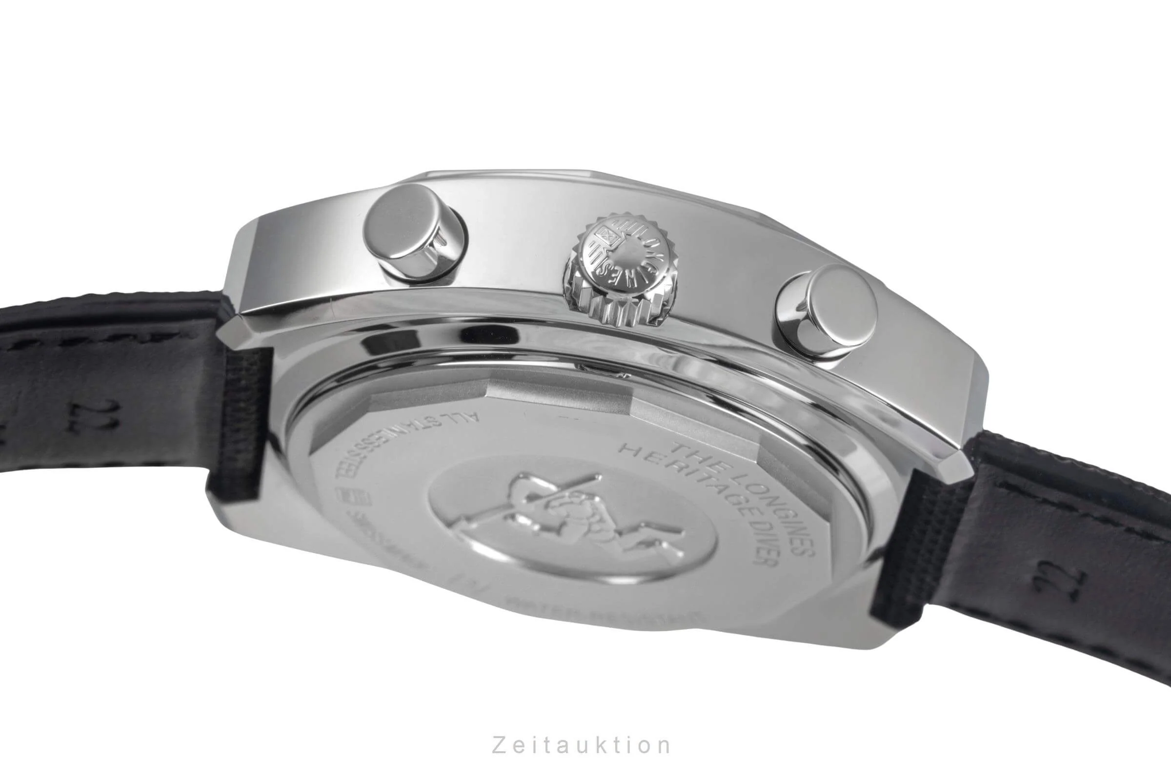Longines Legend Diver chronograph steel automatic men's watch L2.796.4.52.0  [2501492] - Image 10