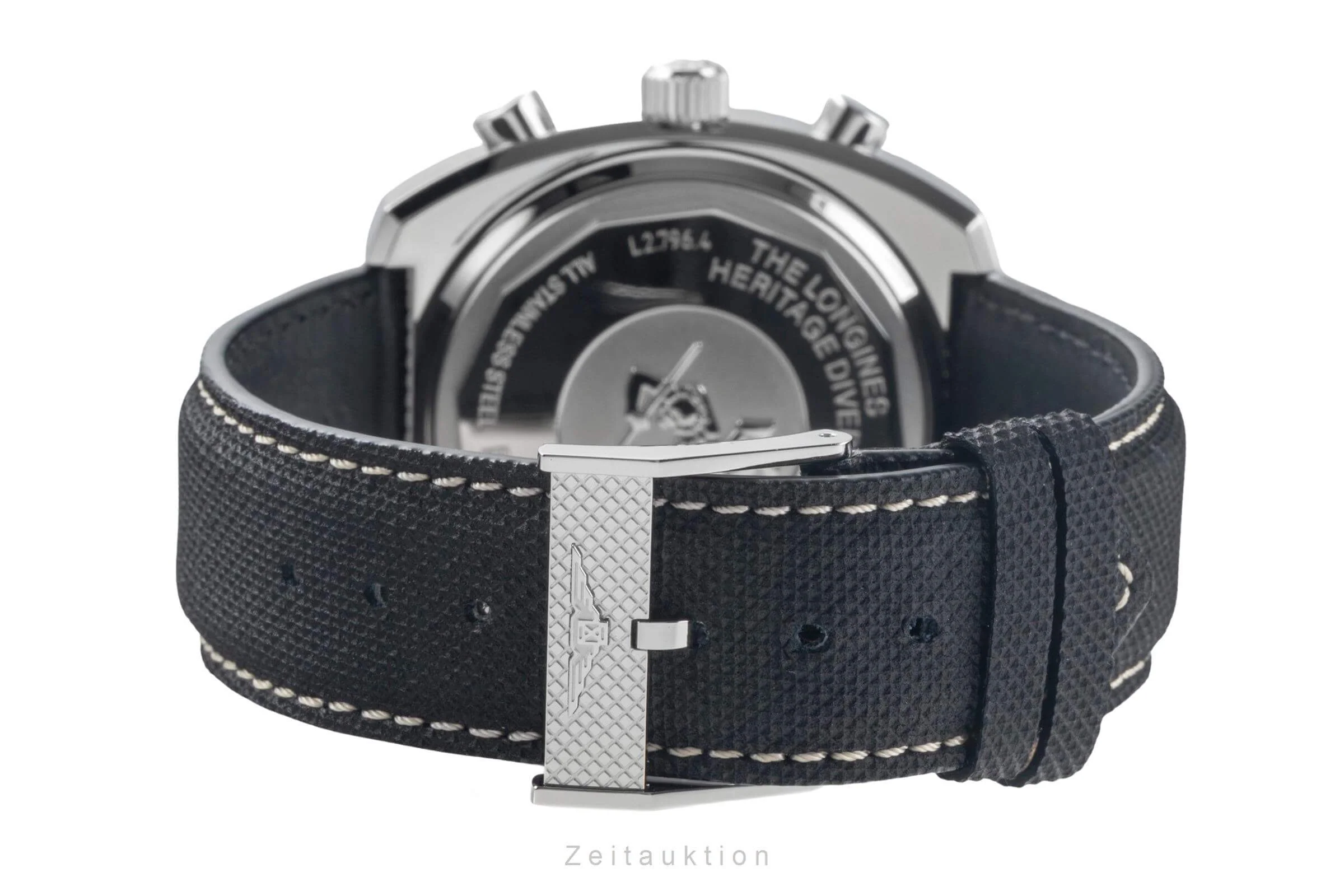 Longines Legend Diver chronograph steel automatic men's watch L2.796.4.52.0  [2501492] - Image 12