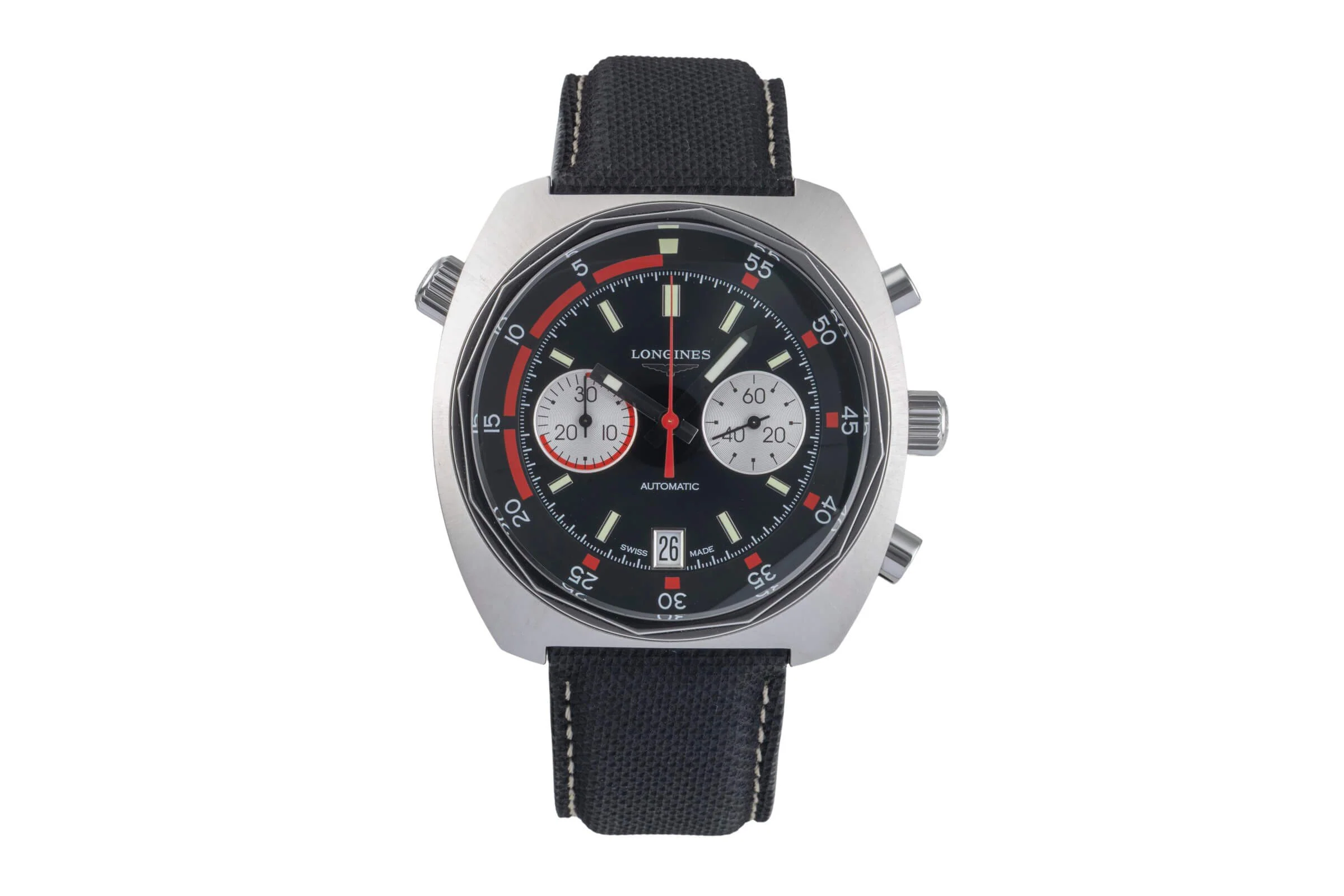 Longines Legend Diver chronograph steel automatic men's watch L2.796.4.52.0  [2501492] - Image 5