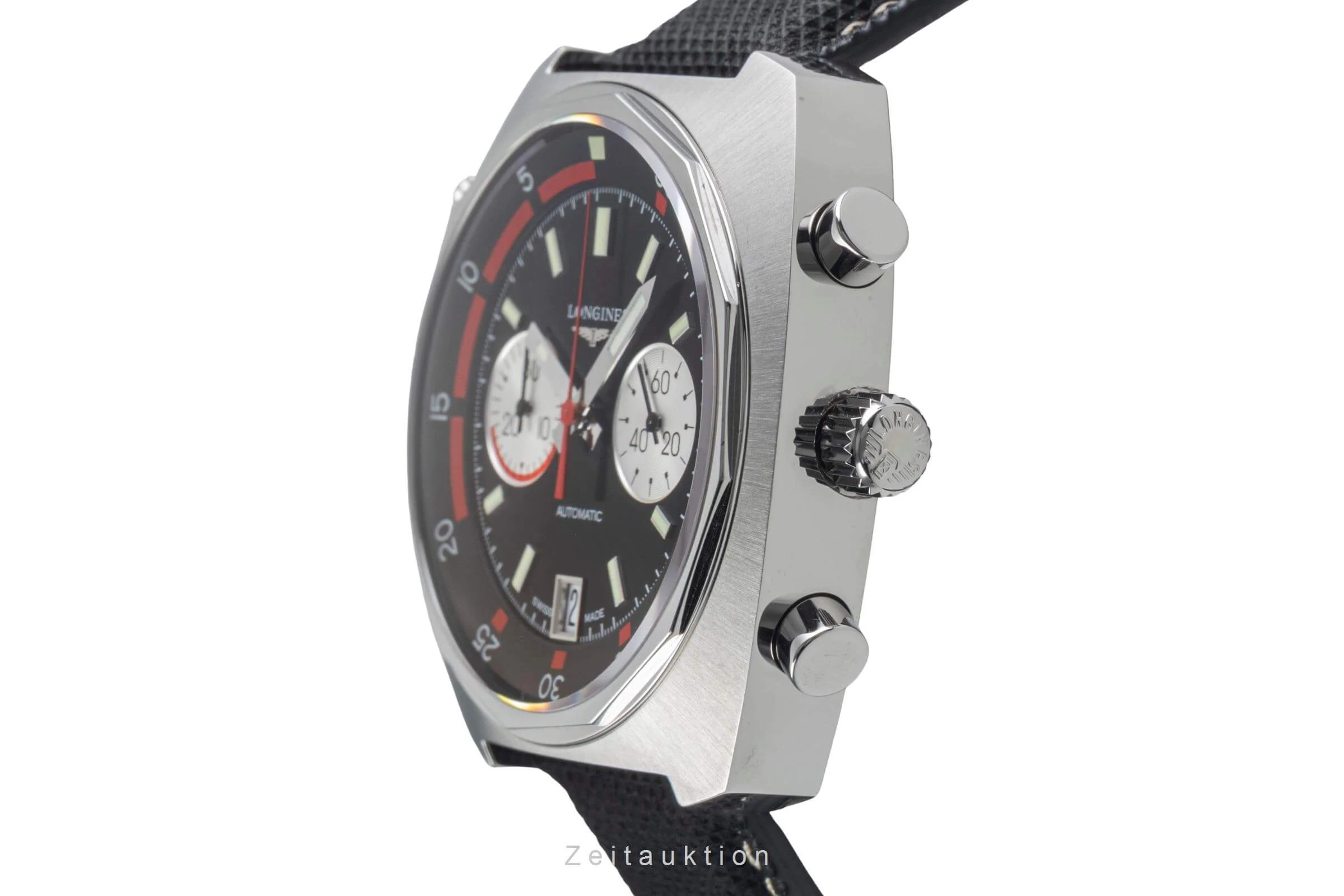 Longines Legend Diver chronograph steel automatic men's watch L2.796.4.52.0  [2501492] - Image 7