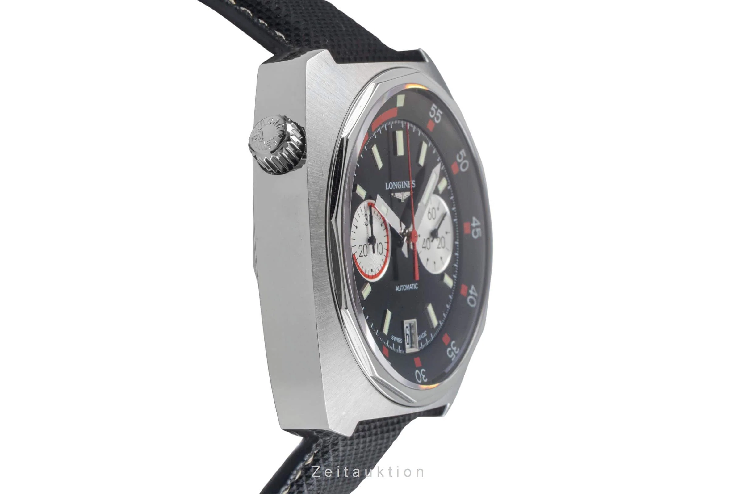 Longines Legend Diver chronograph steel automatic men's watch L2.796.4.52.0  [2501492] - Image 8