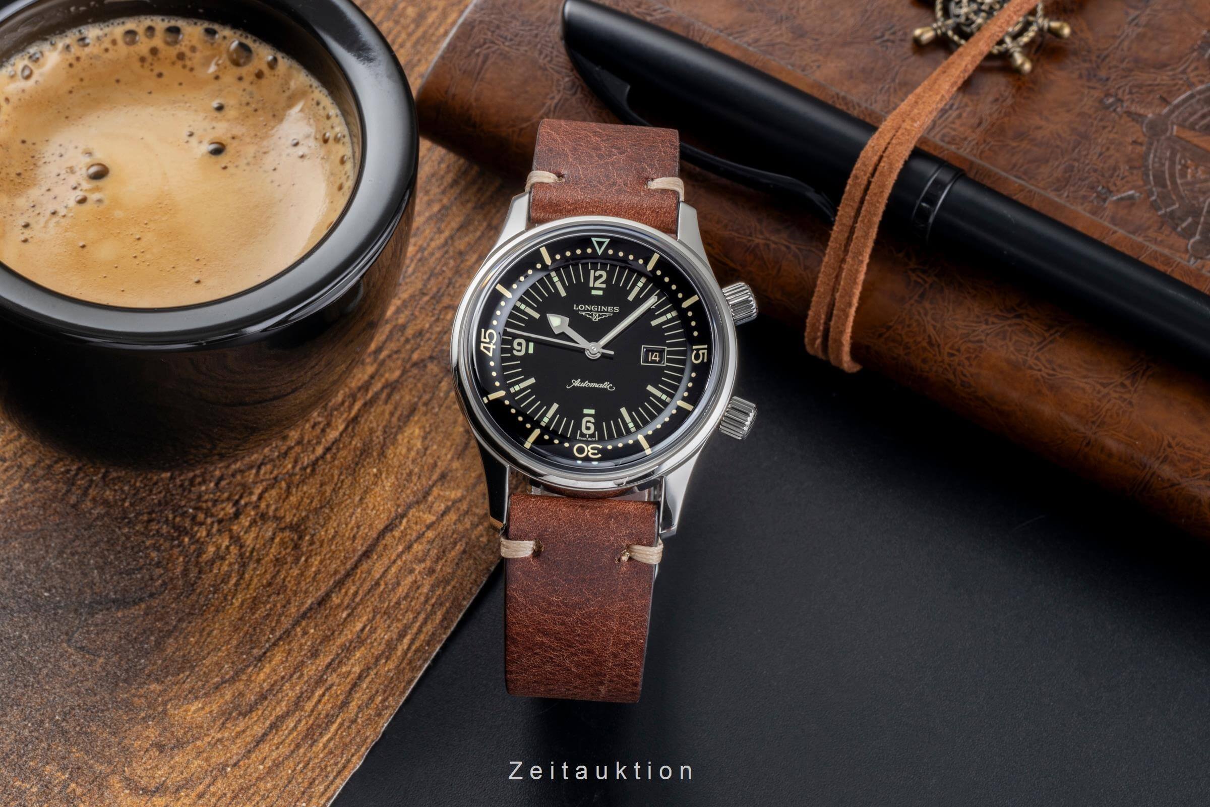 Longines Legend Diver steel automatic men's watch L3.374.4.50.0 LP: 2550EUR  [2501934] - Image 4