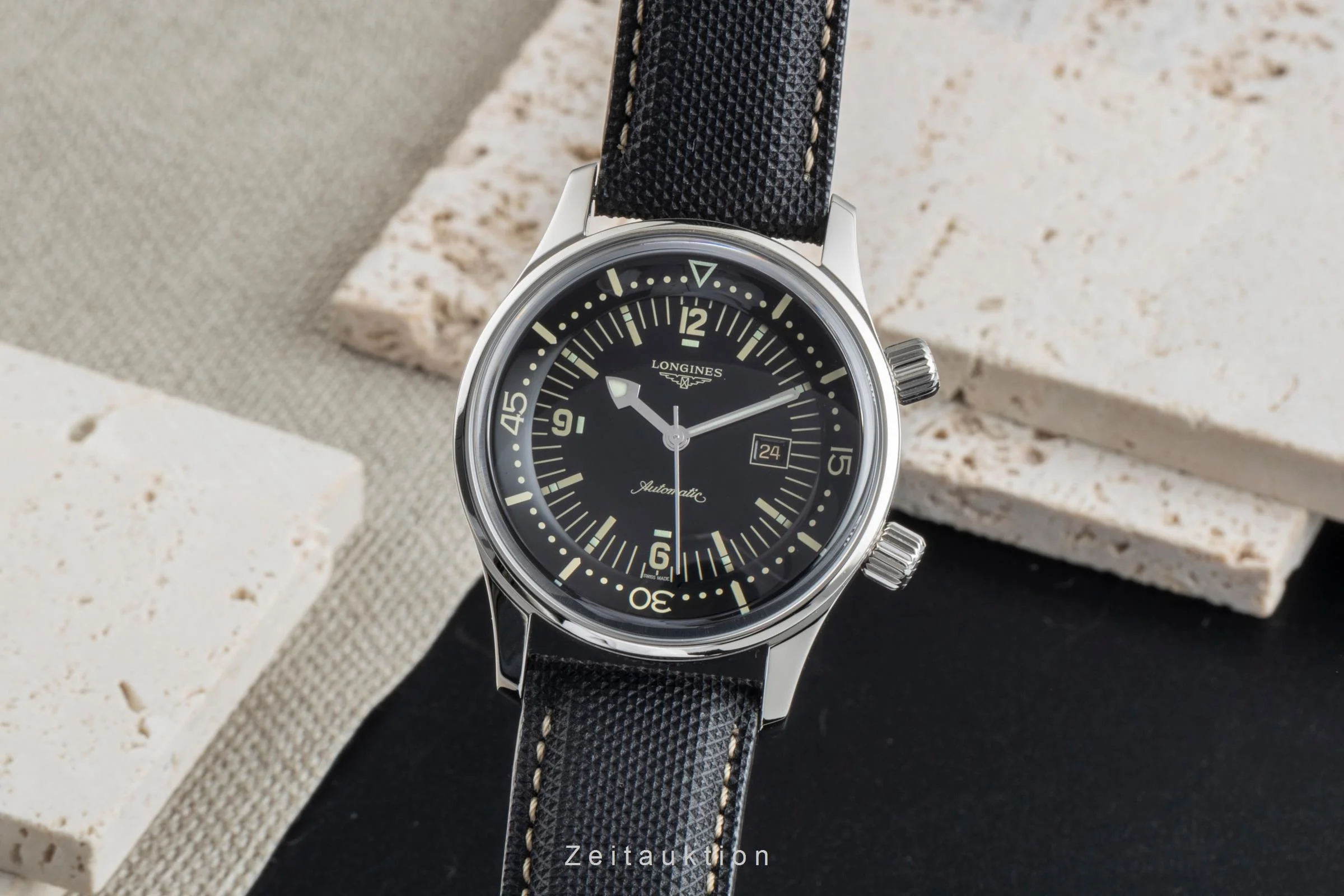 Longines Legend Diver steel automatic men's watch L3.374.4.50.0	 LP: 2550EUR  [2506068] - Image 2