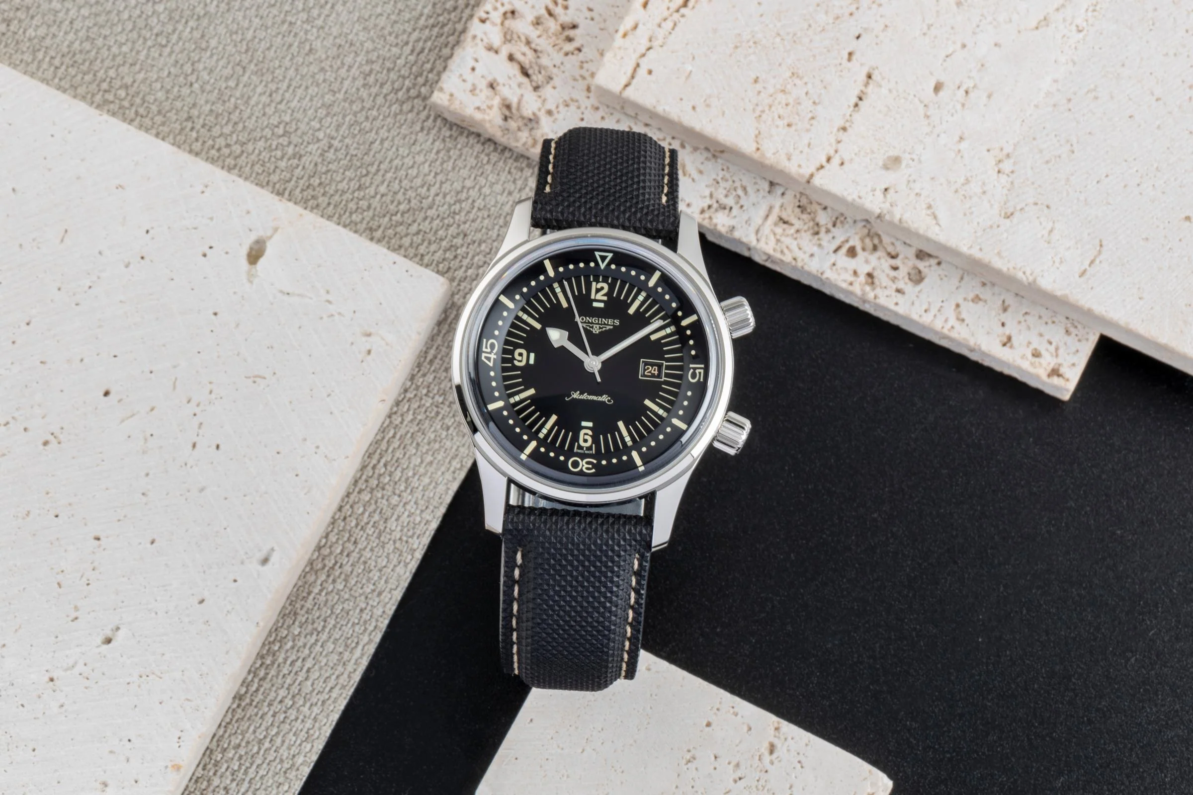 Longines Legend Diver steel automatic men's watch L3.374.4.50.0	 LP: 2550EUR  [2506068] - Image 4