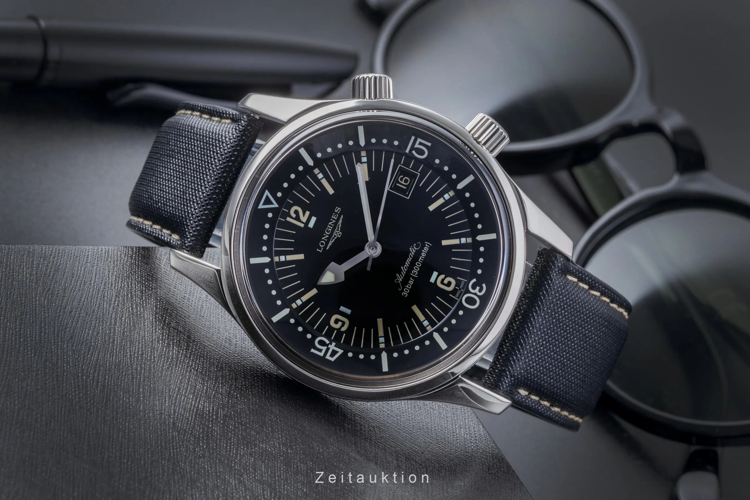Longines Legend Diver steel automatic men's watch L3.674.4.50.0 LP: 2550EUR  [2506128] - Image 3