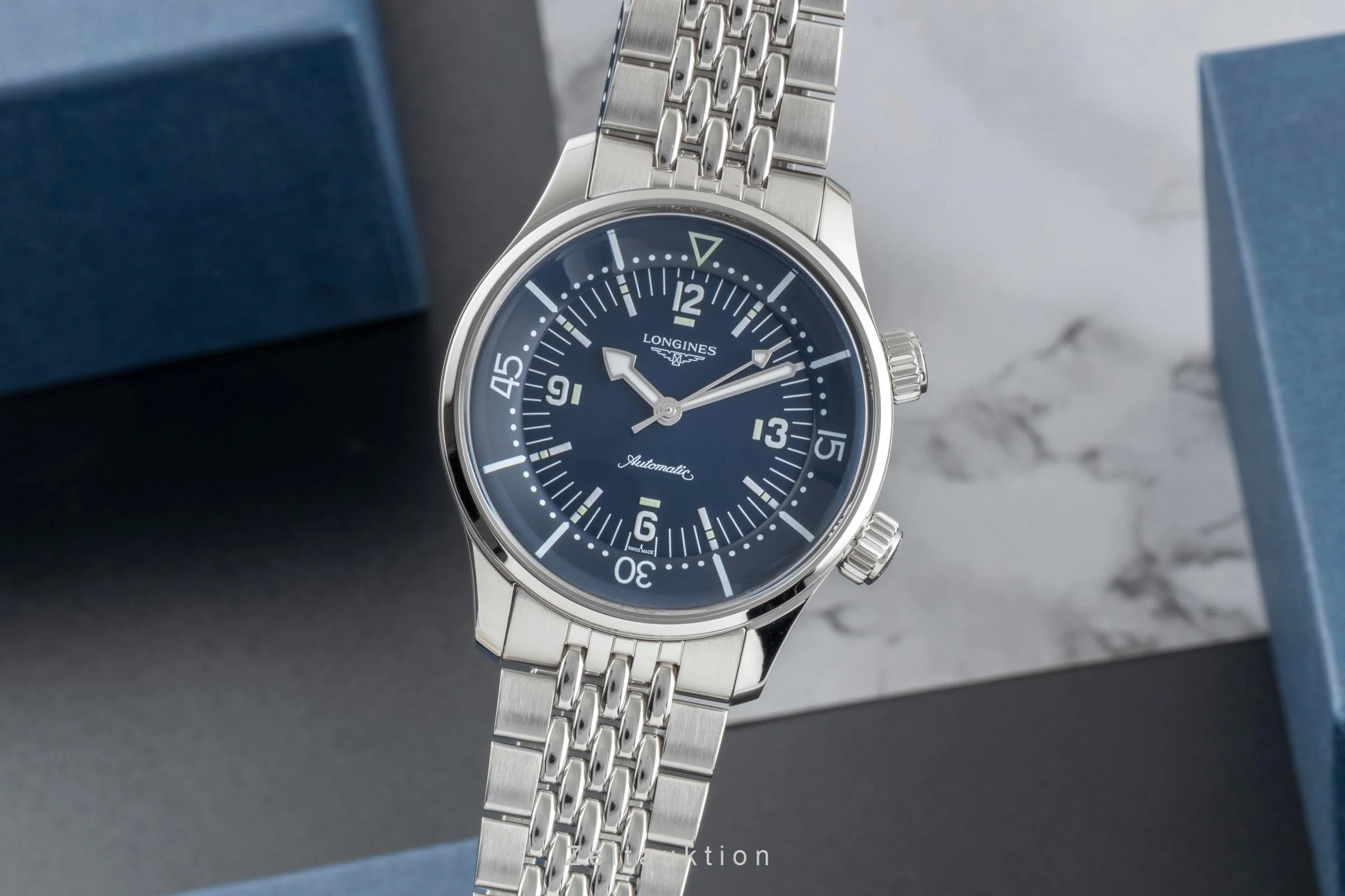 Longines Legend Diver steel automatic men's watch L3.764.4.90.6 LP: 3700EUR  [2505722] - Image 2