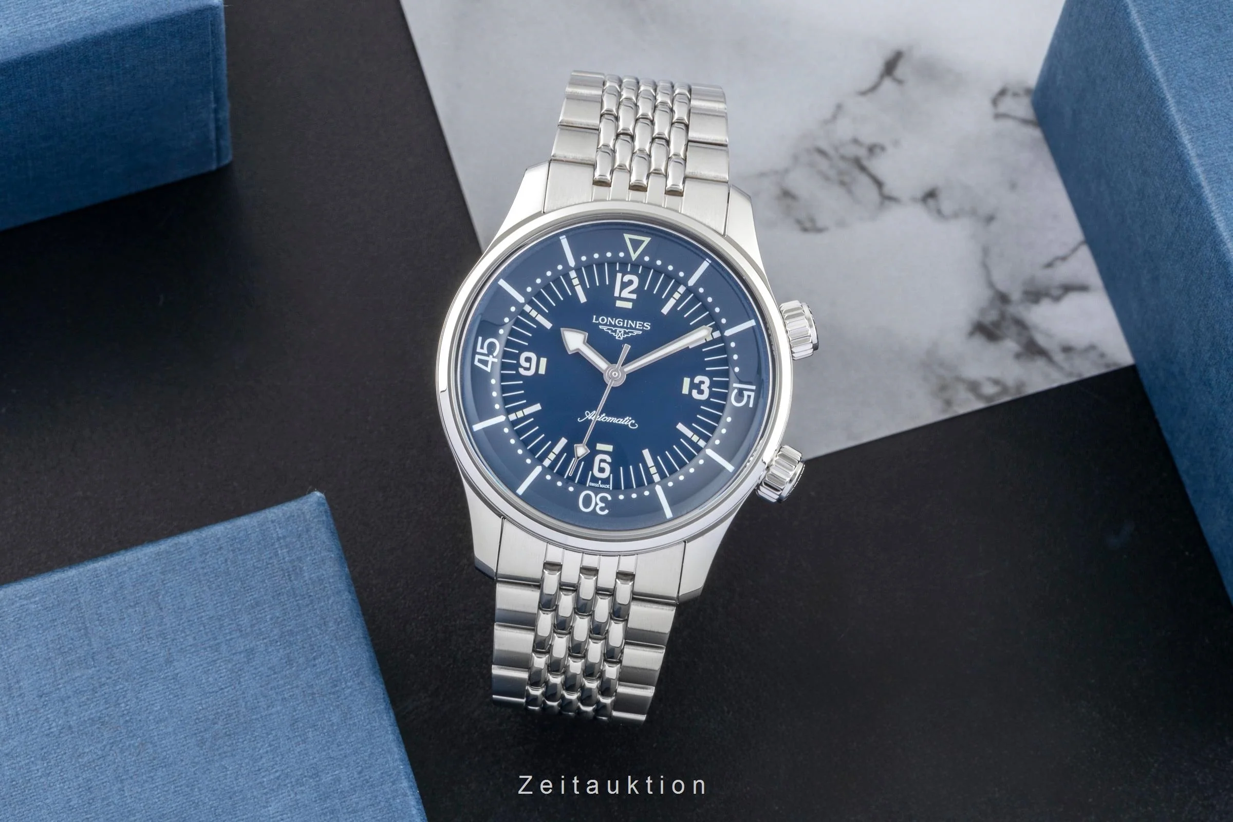 Longines Legend Diver steel automatic men's watch L3.764.4.90.6 LP: 3700EUR  [2505722] - Image 4